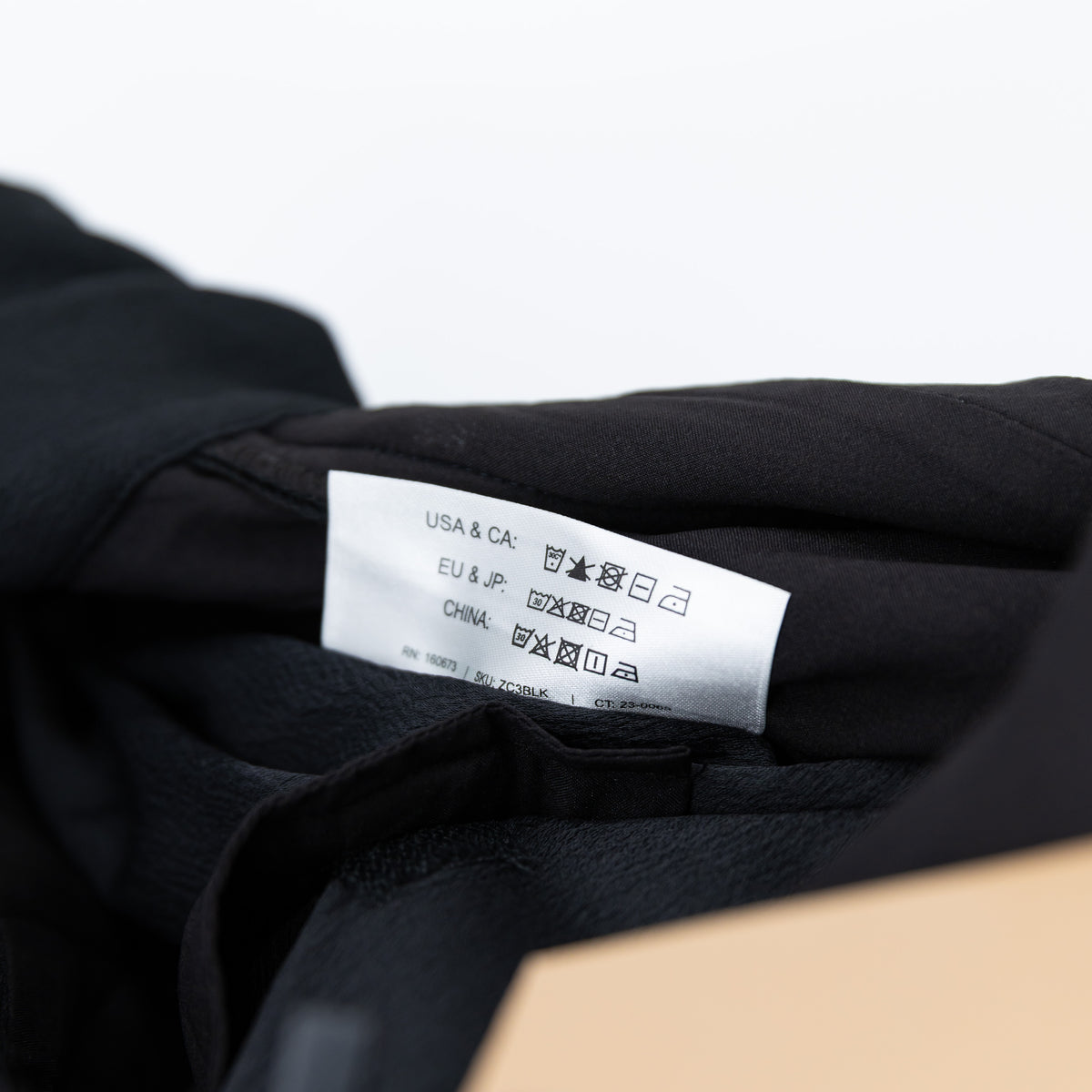 NEW M.M. Lafleur Zhou Wide Leg Culotte Eco Soft Wave Trouser Pants Black 14
