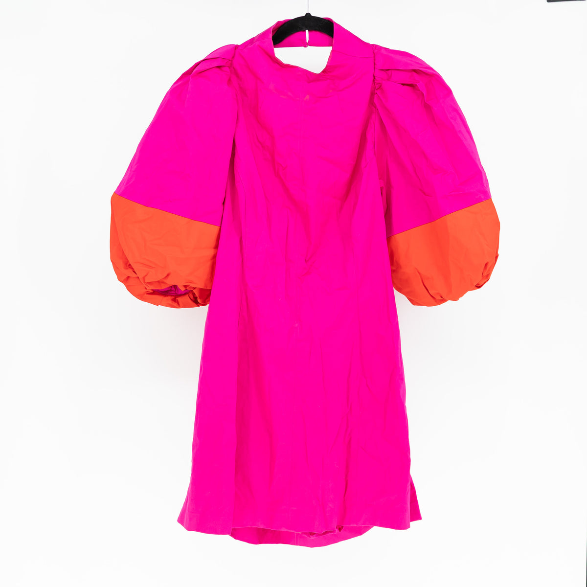 Banana Republic BR x Harbison Organic Cotton Poplin Balloon Sleeve Mini Dress 12