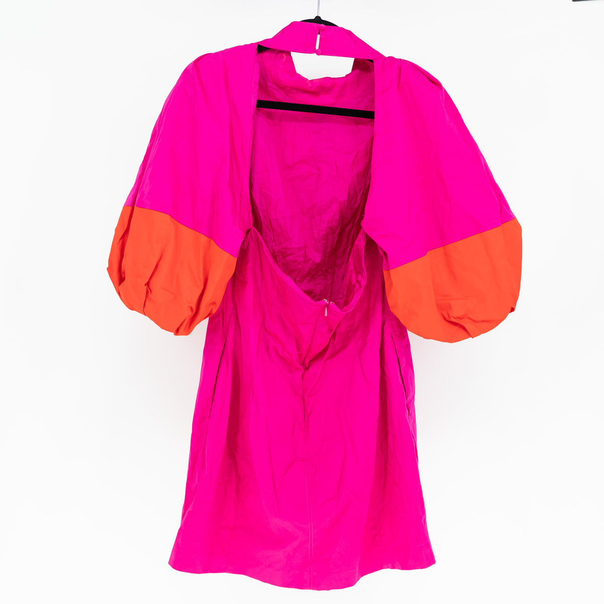 Banana Republic BR x Harbison Organic Cotton Poplin Balloon Sleeve Mini Dress 12