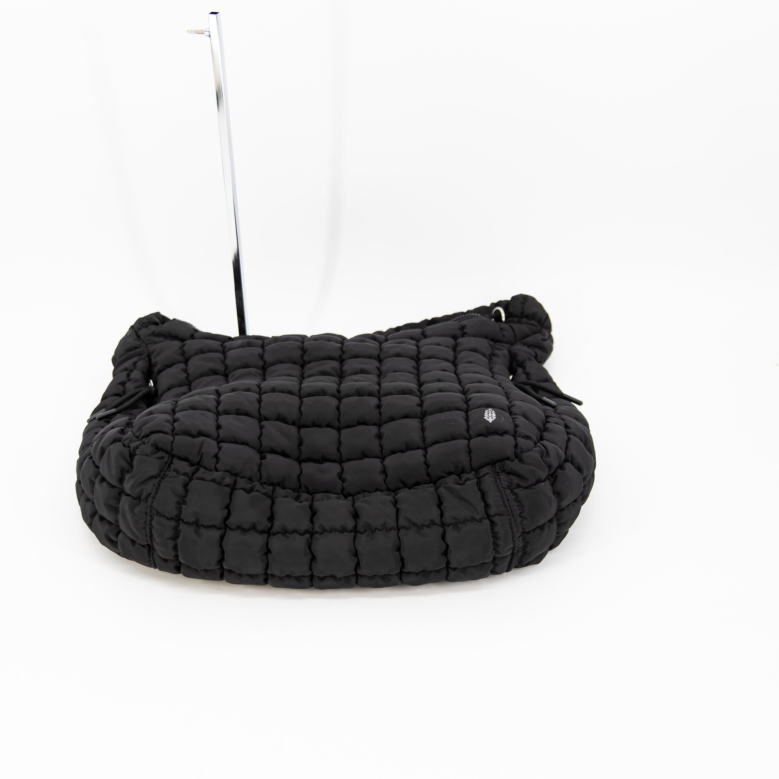 Free People FP Movement Quilted Carryall Oversize Shoulder Tote Bag Purse Black