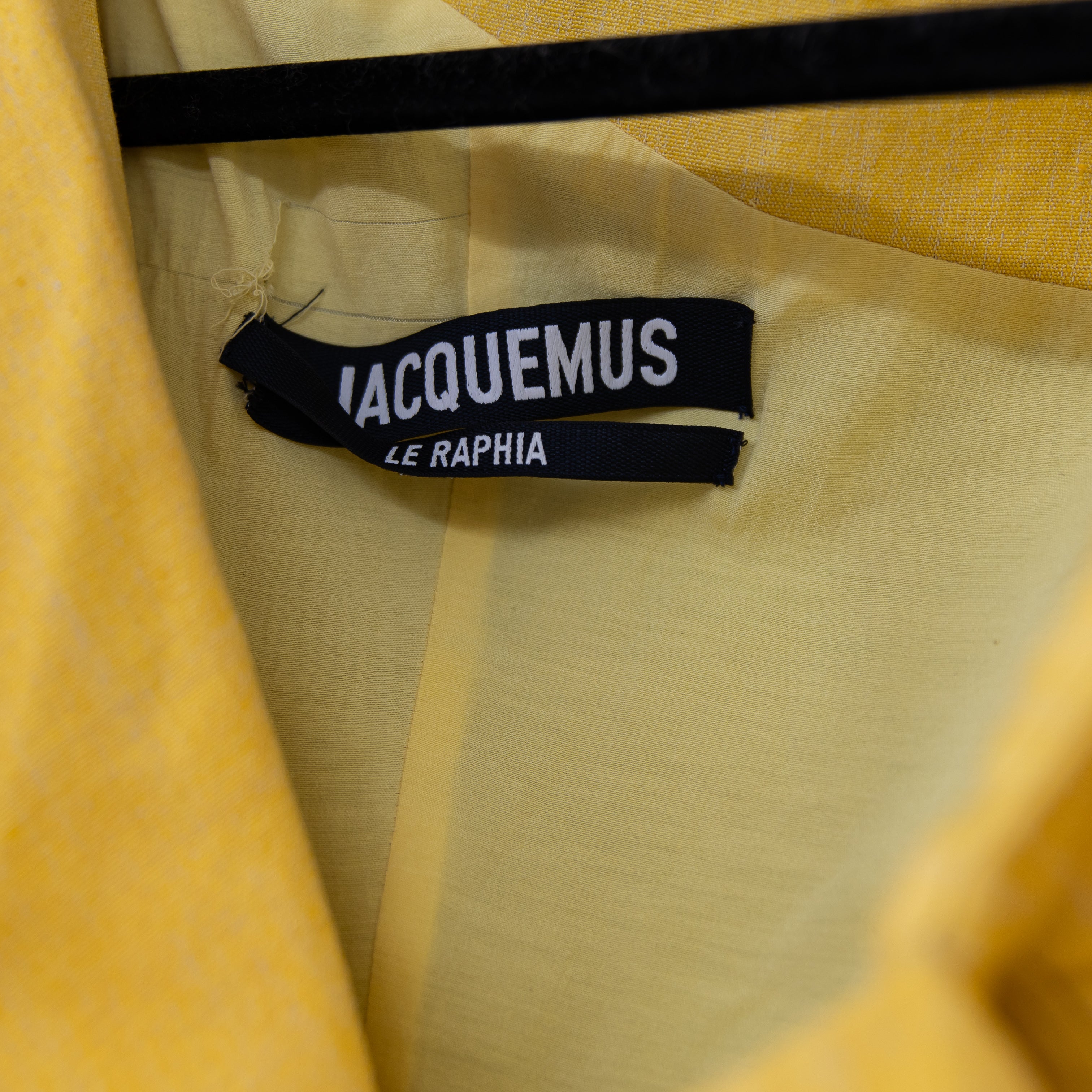 Jacquemus La Veste Baska Linen Blend Asymmetrical Structured Blazer Jacket 12