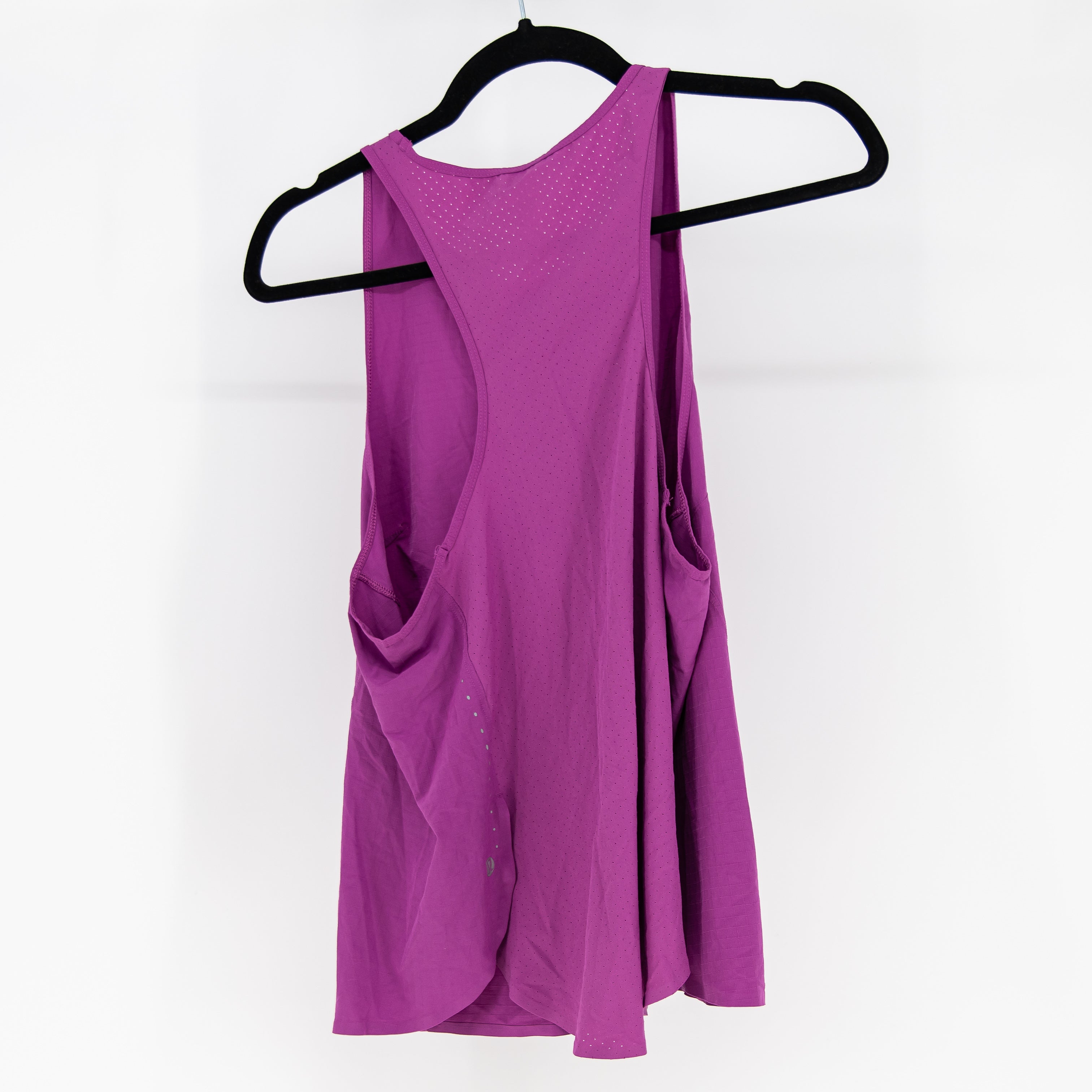 Lululemon Women's Lightweight Stretch Racerback Running Tank Top Vivid Plum 10
