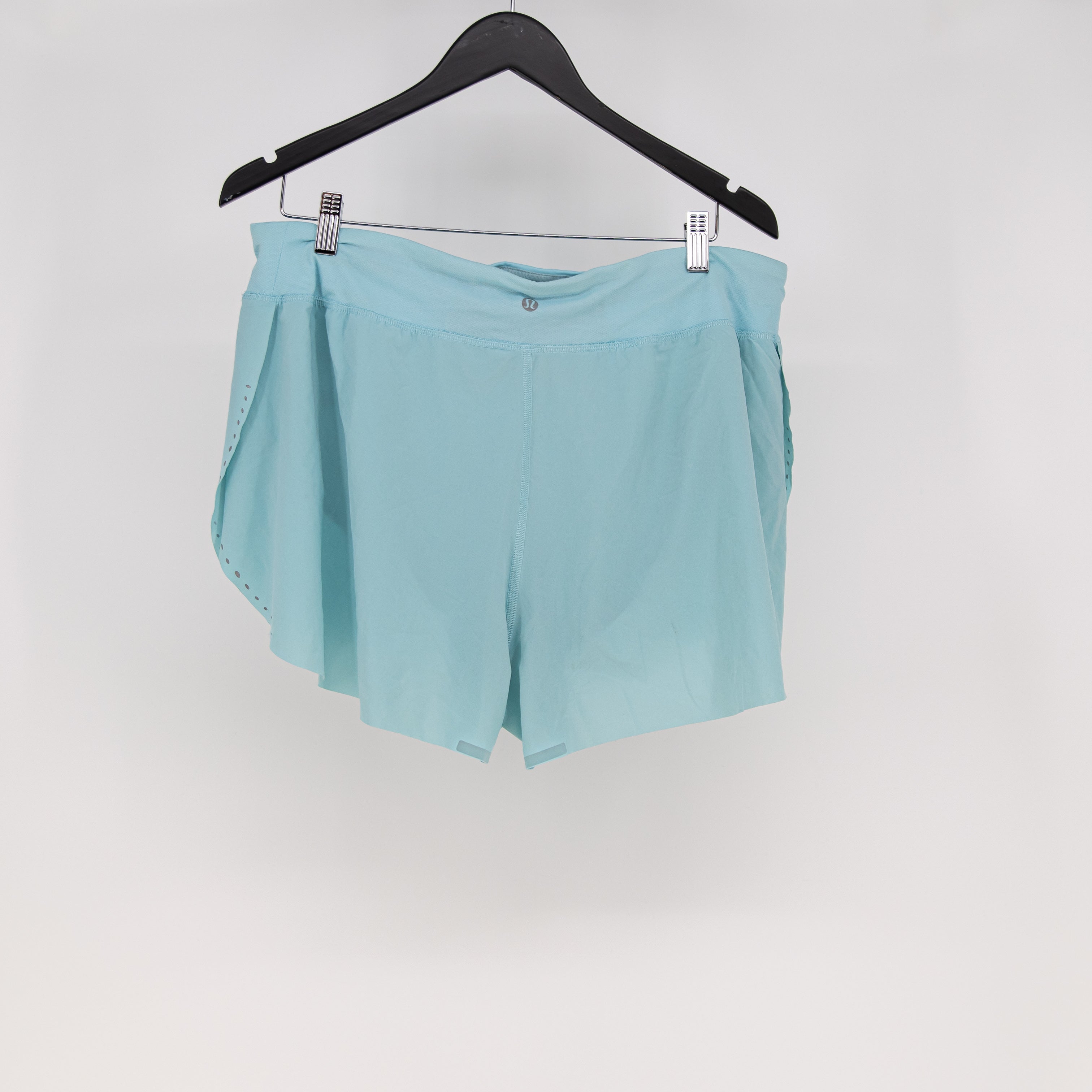 Lululemon Fast And Free High-Rise Classic Fit Split Athletic Short 3" Sea Water