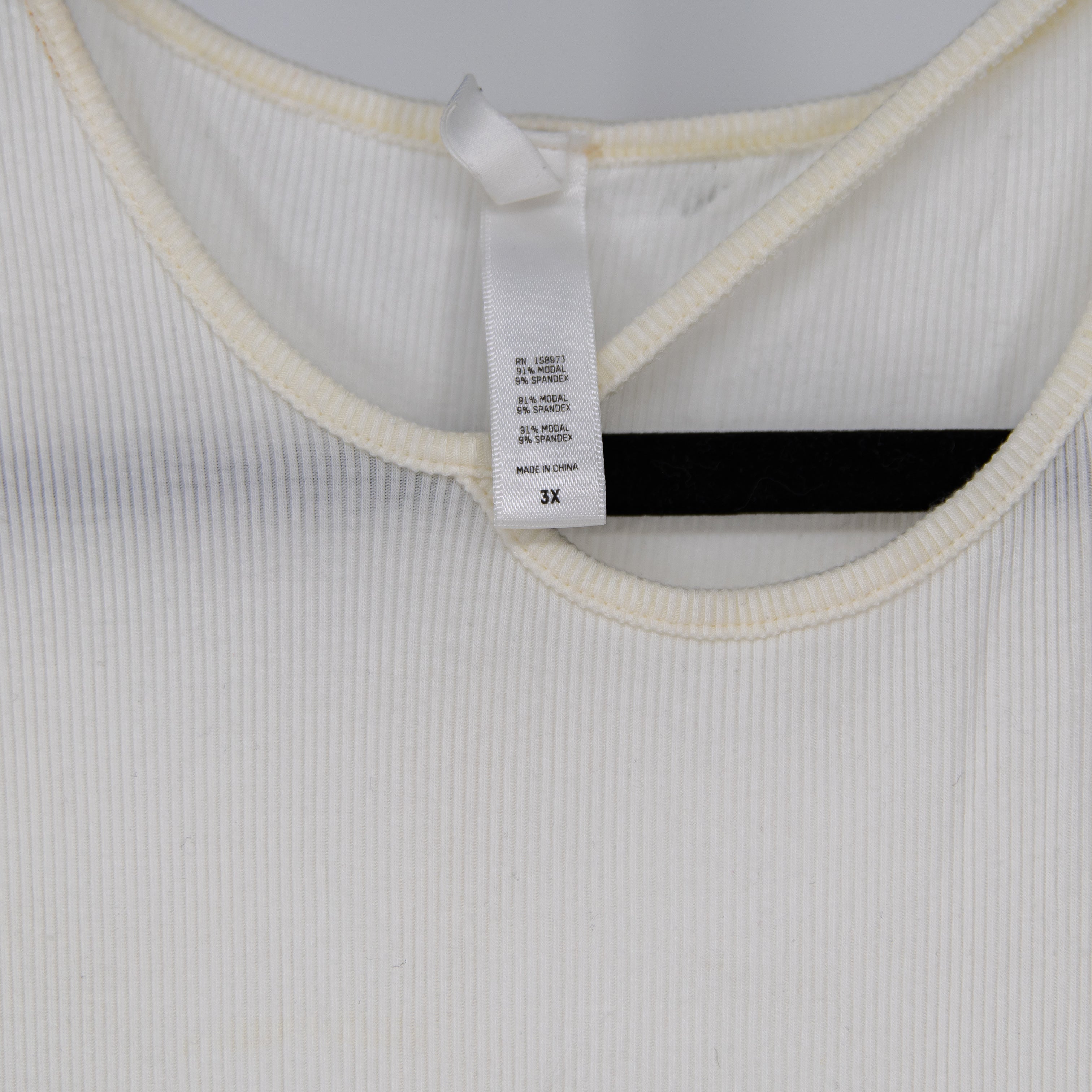 Skims Women's Soft Lounge Cutout Ribbed Knit Stretch Maxi Dress White 3X