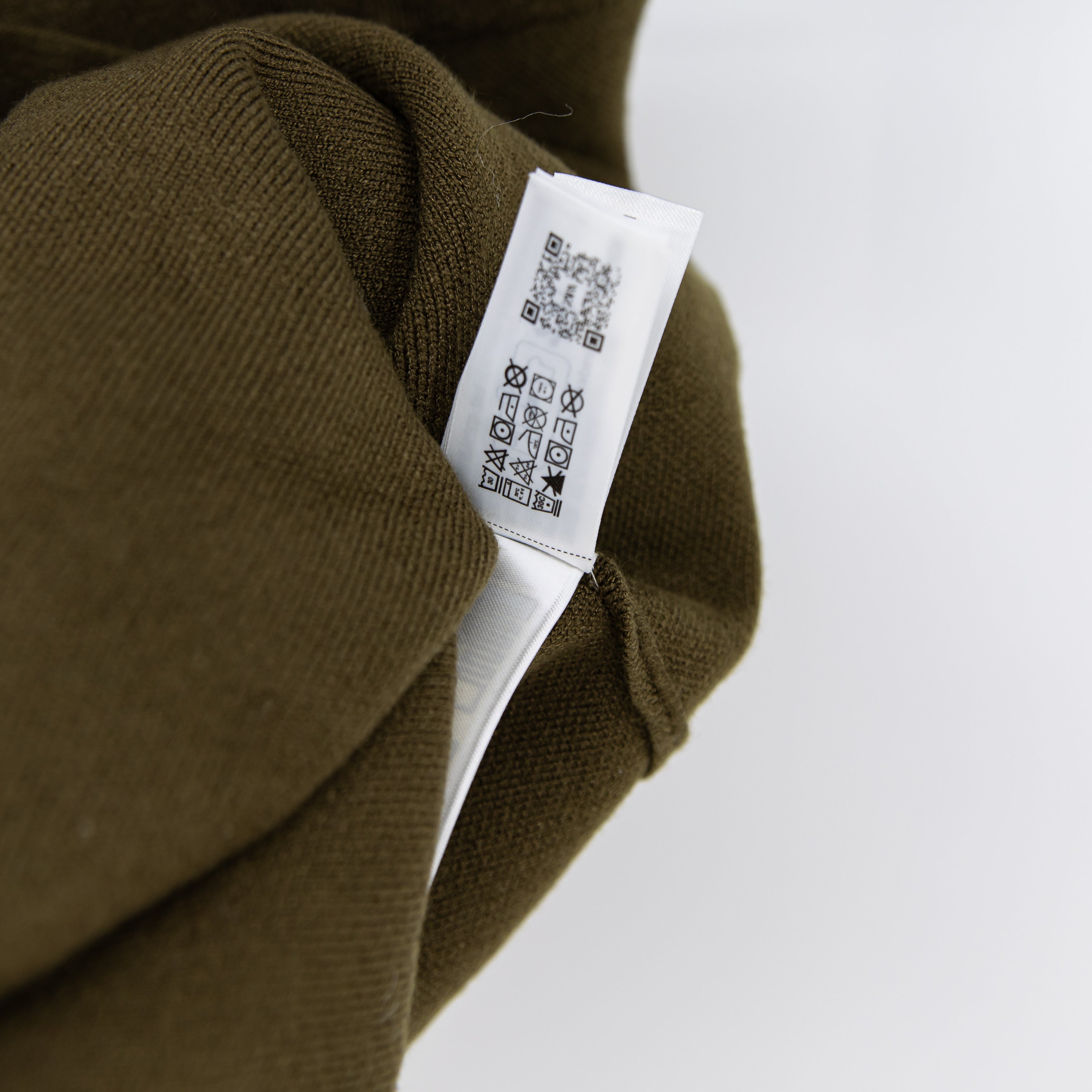 NEW Zara Stretch Knit Pull On Mid Rise Sweater Knit Mini Skirt Olive Green Large