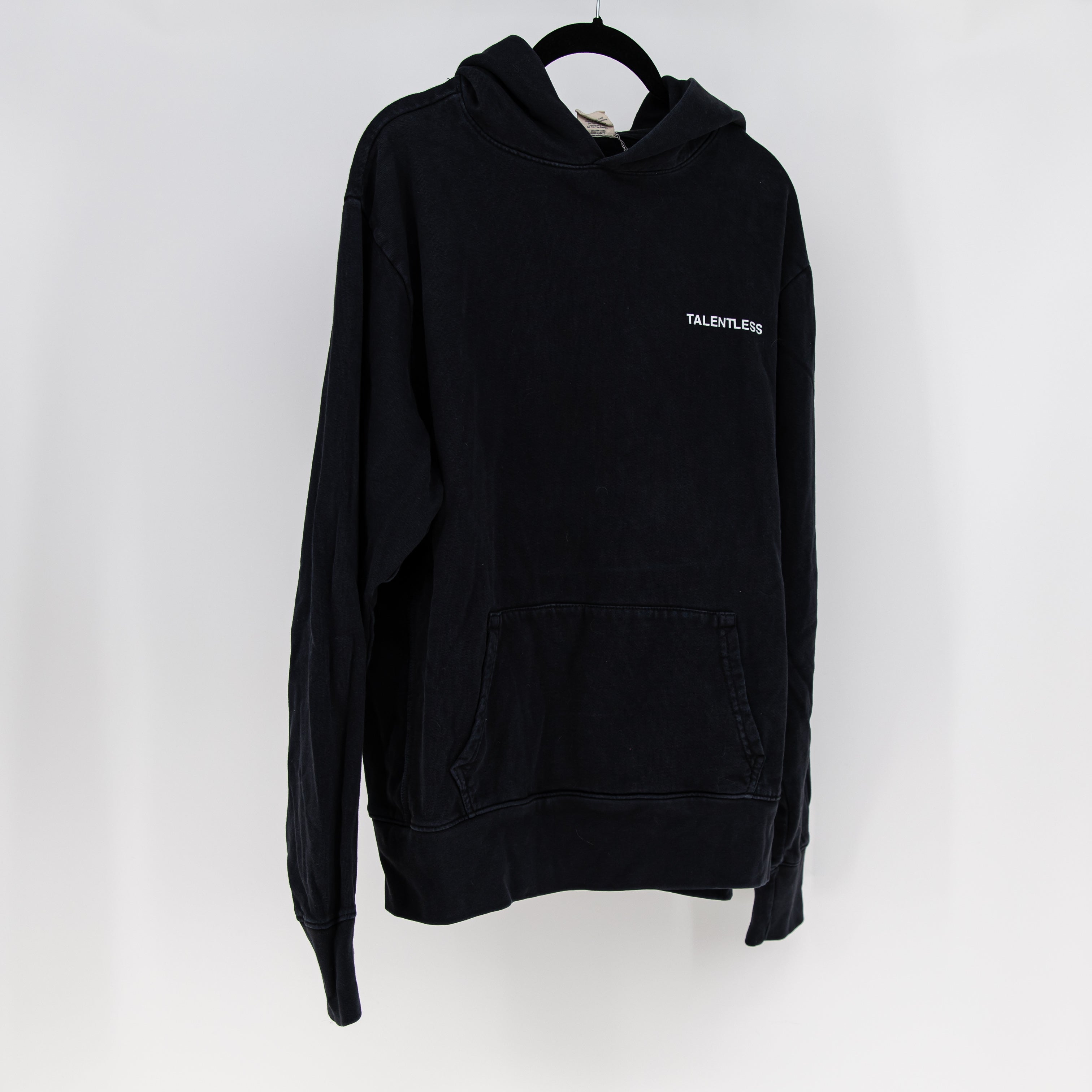 Elements By Talentless Cotton Fleece Logo Embroidered Pullover Hoodie Sweatshirt
