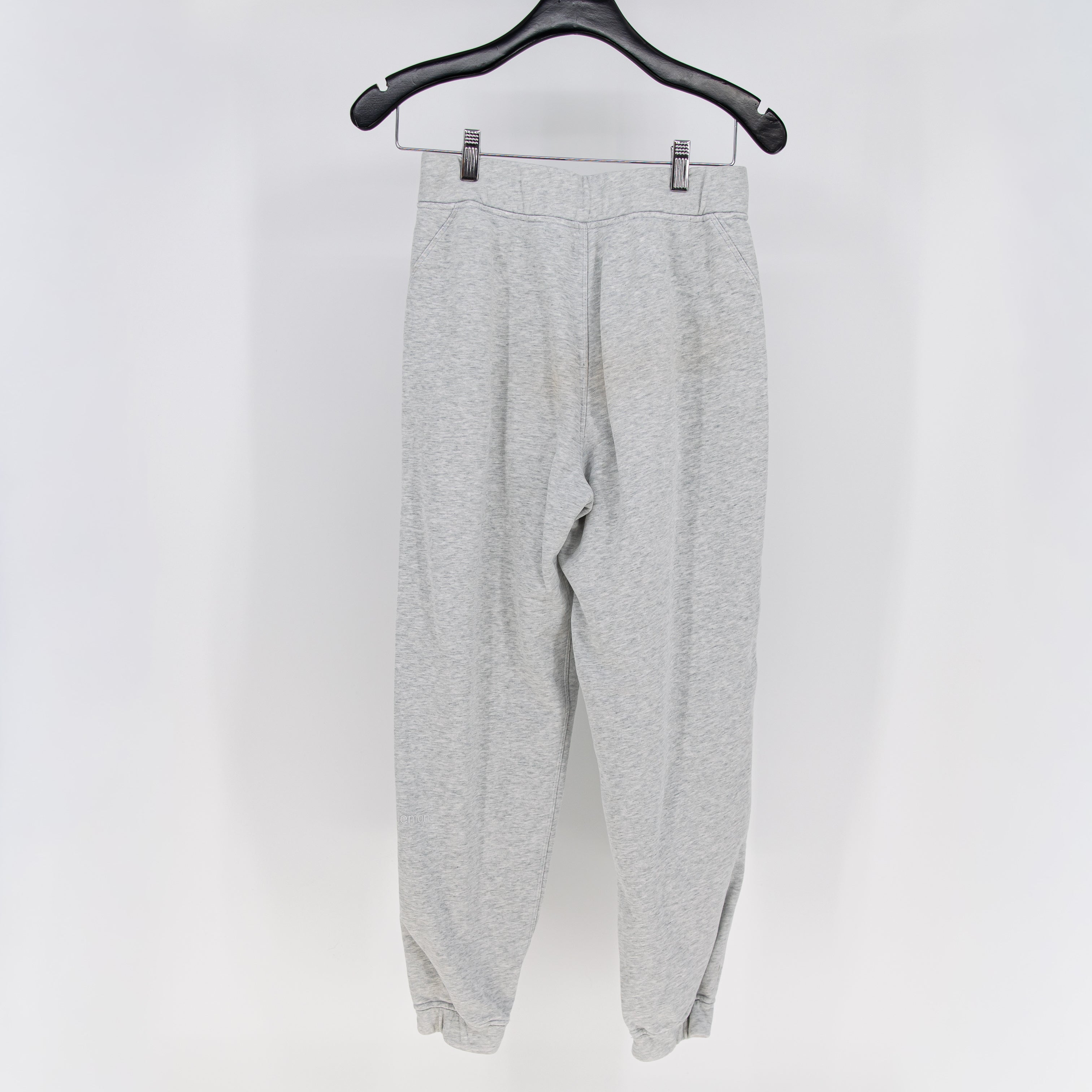 Lululemon Women's Relaxed Cotton Terry High-Rise Jogger Pants Heathered Gray 4