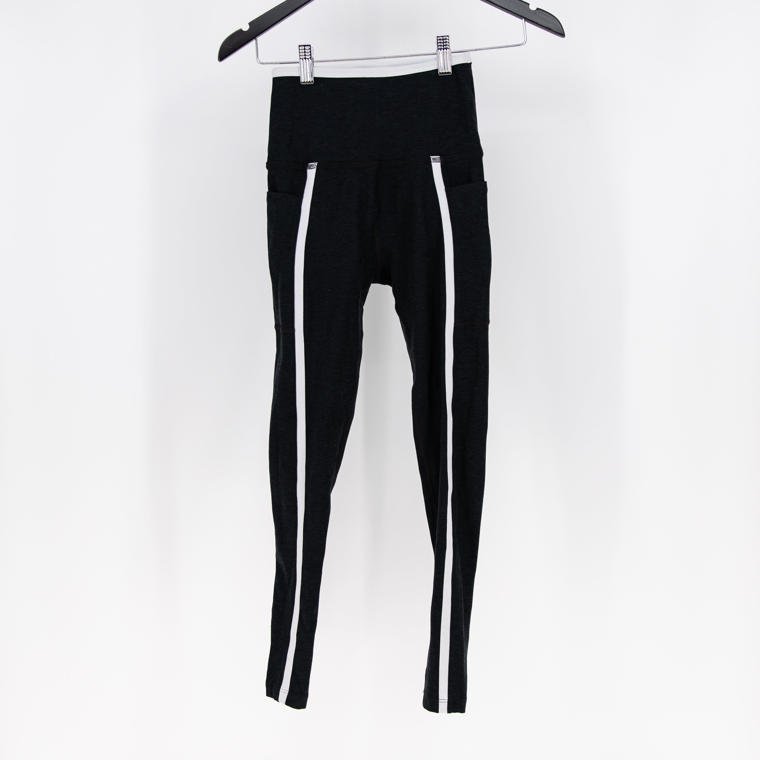 Beyond Yoga Spacedye New Moves High Waisted Darkest Night Cloud White Leggings