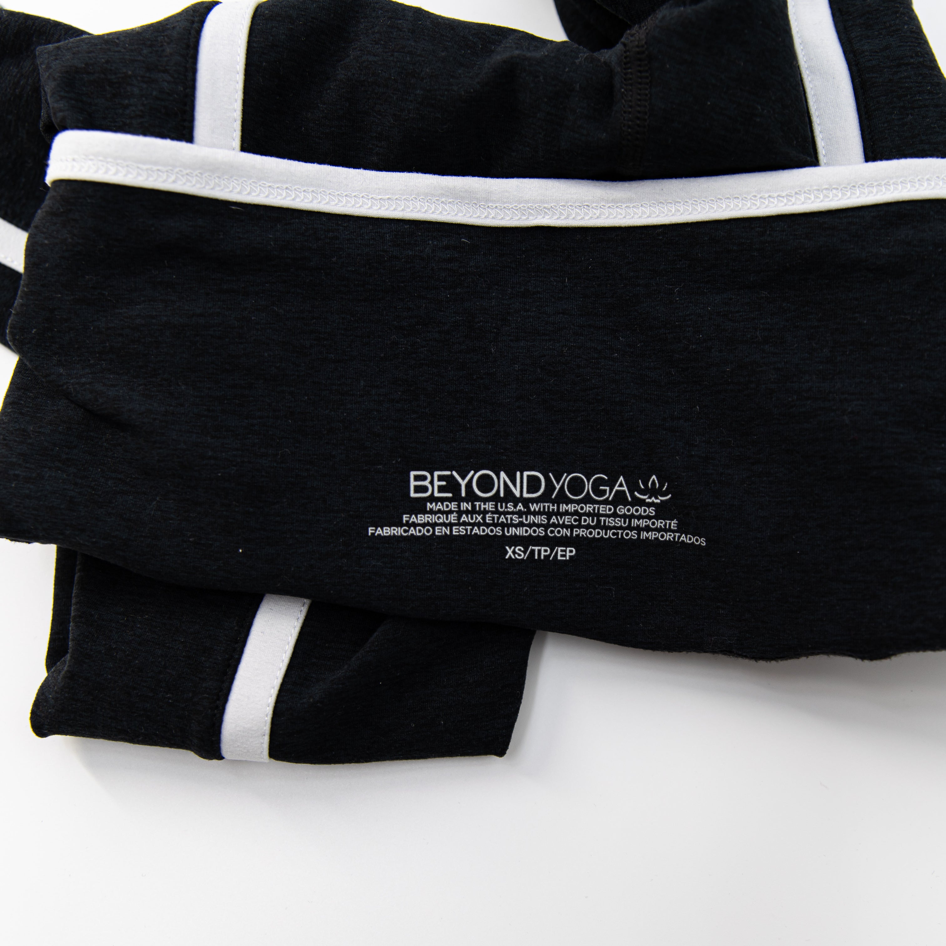 Beyond Yoga Spacedye New Moves High Waisted Darkest Night Cloud White Leggings
