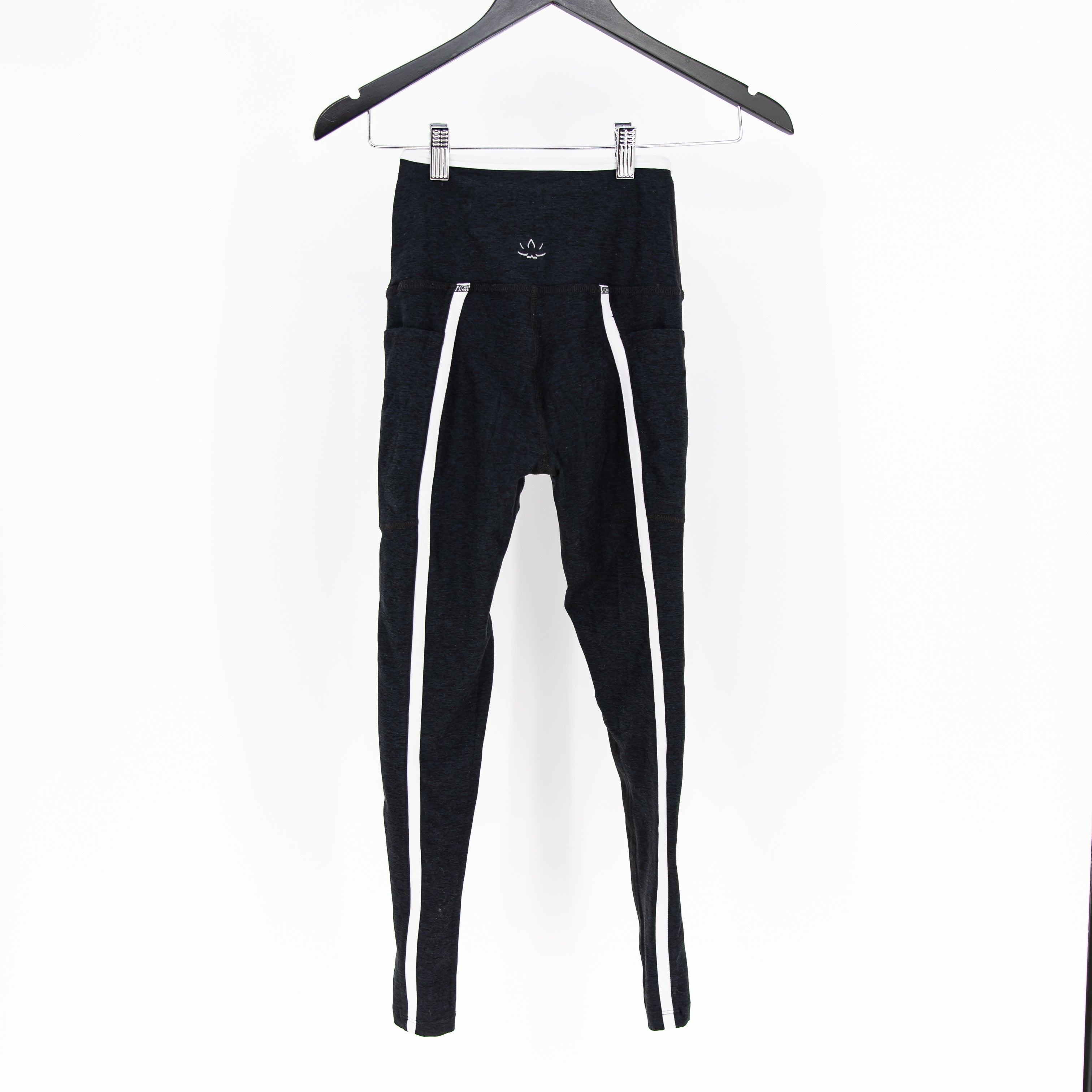 Beyond Yoga Spacedye New Moves High Waisted Darkest Night Cloud White Leggings