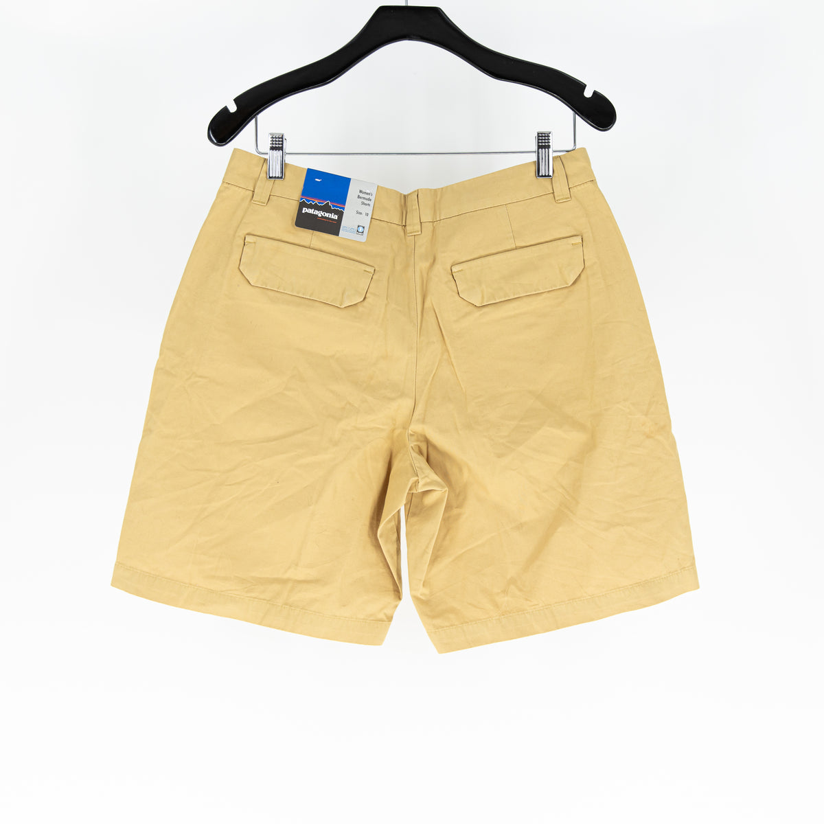 NEW Patagonia Women's Organic Cotton Bermuda Shorts Neutral Khaki 10