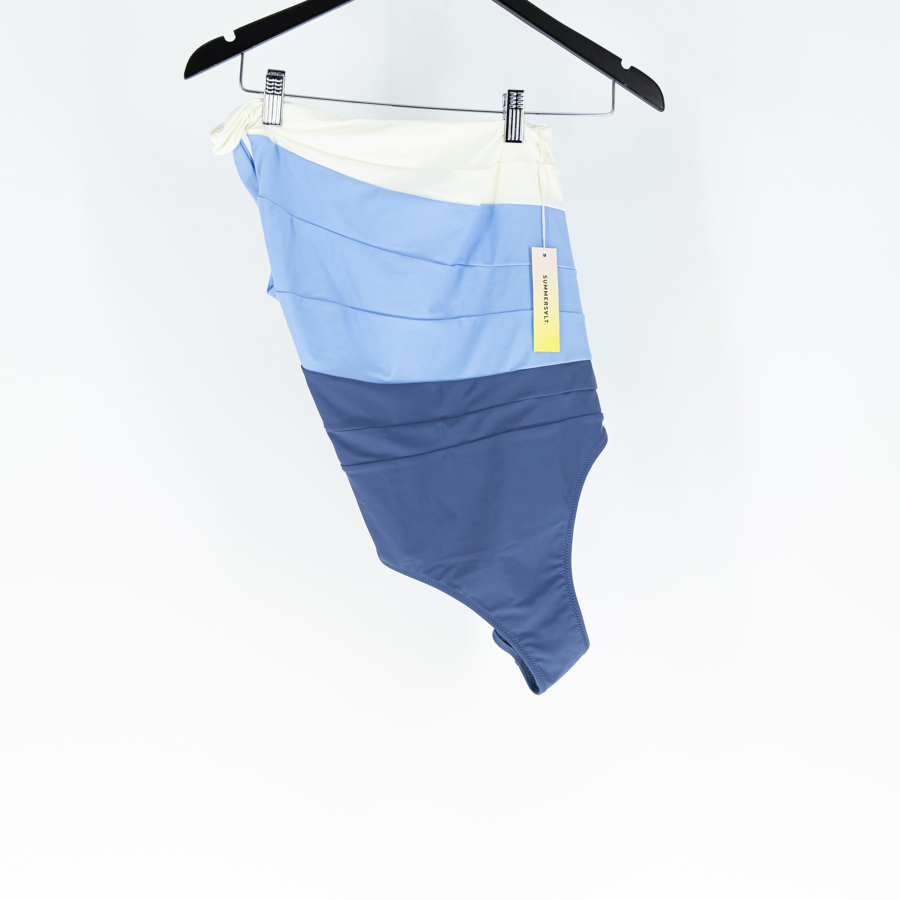 NEW Summersalt The Sidestroke One Piece Bathing Swimsuit Sky Blue Mountain 4