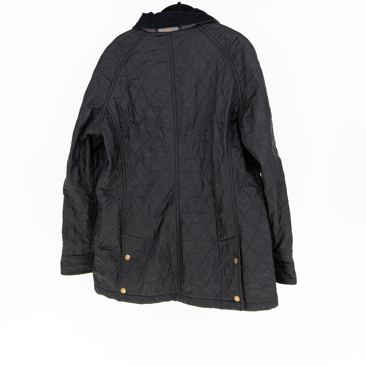 NEW Barbour Women's Beadnell Polar Quilt Fleece Lined Full Zp Jacket Black 10