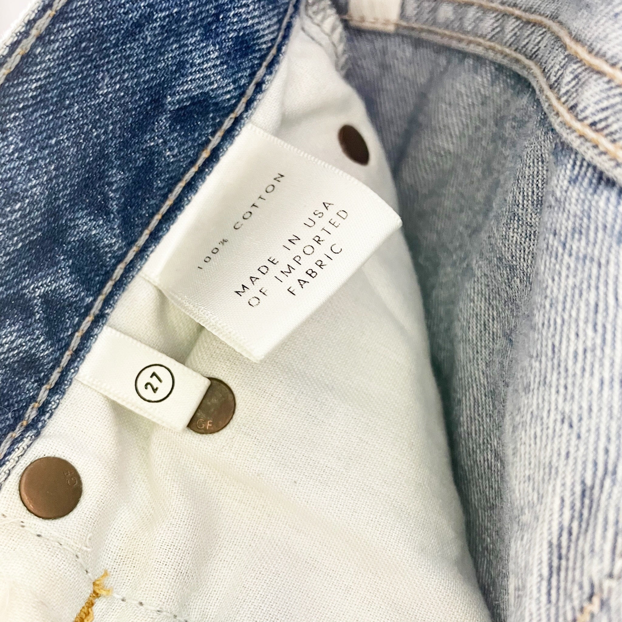 GRLFRND Karolina Cotton Ripped Distressed Straight Leg Jeans A Little More Love