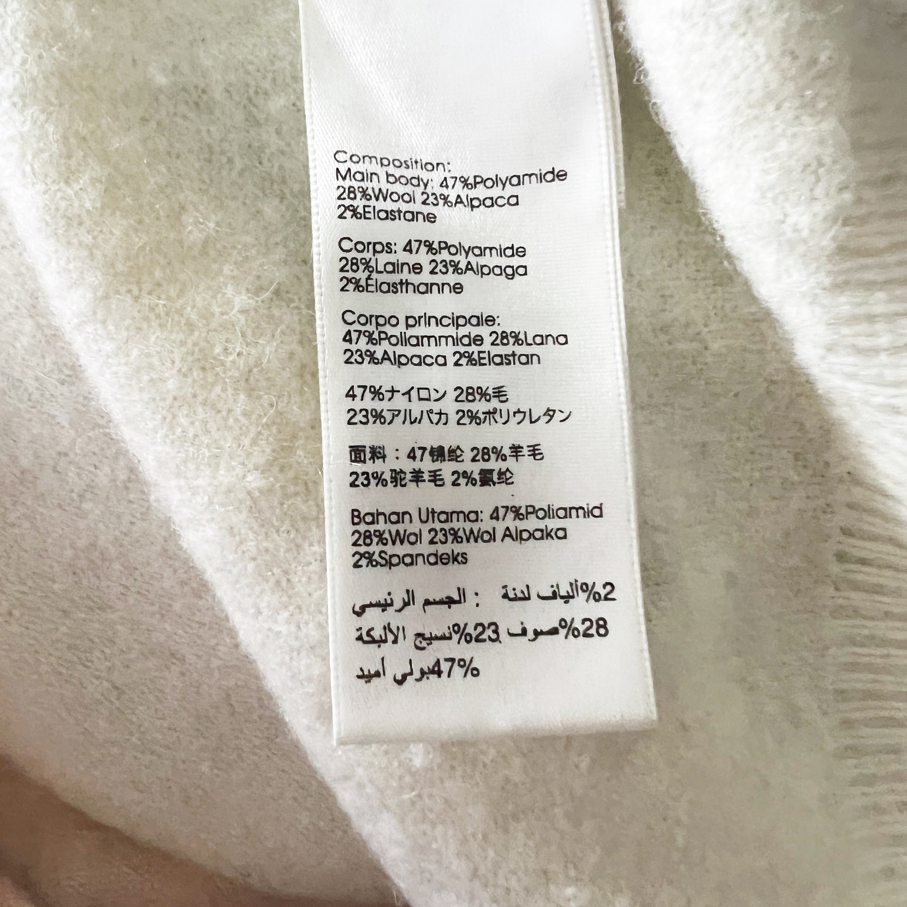 3.1 Phillip Lim Wool Alpaca Stretch Knit Pink Gray Colorblock Pullover Sweater S