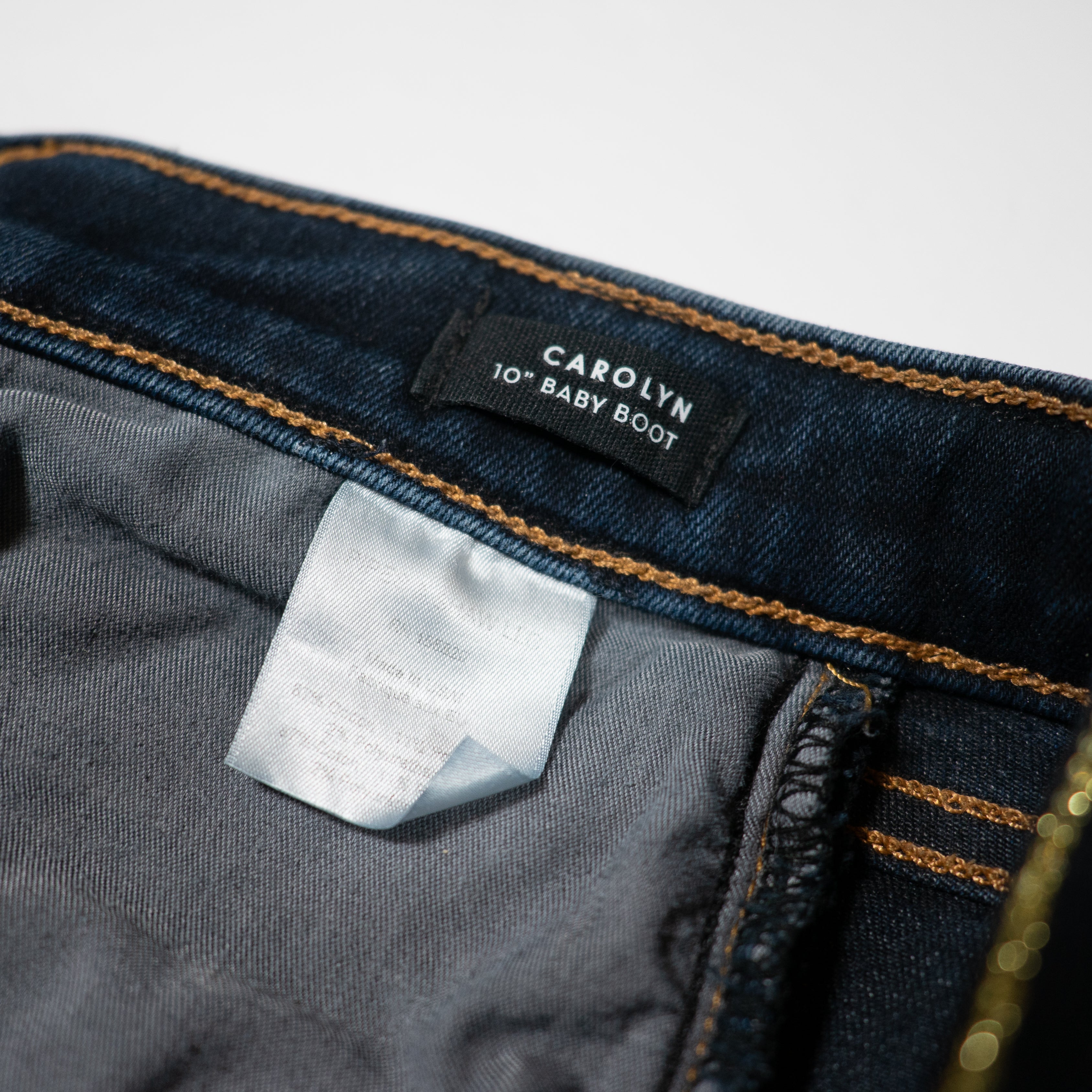 Veronica Beard Carolyn 10" Baby Boot Flare Crop High Rise Dark Slate Denim Jeans