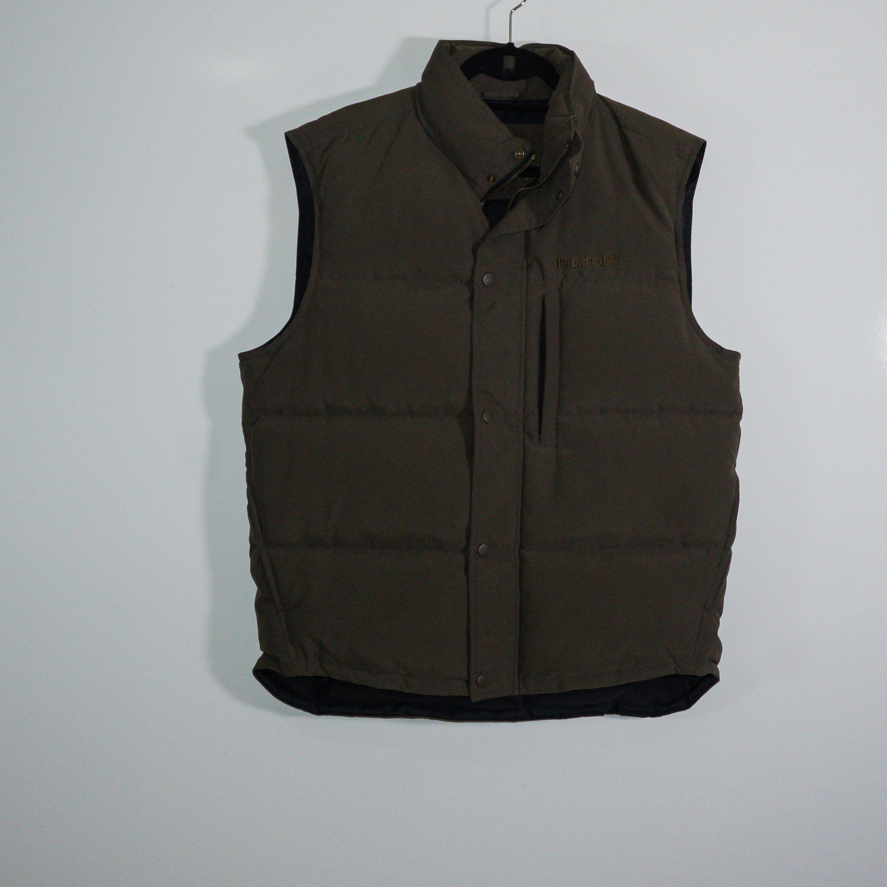 Timberland Men's Weathergear Water Resistant Sleeveless Quilted Vest Jacket M