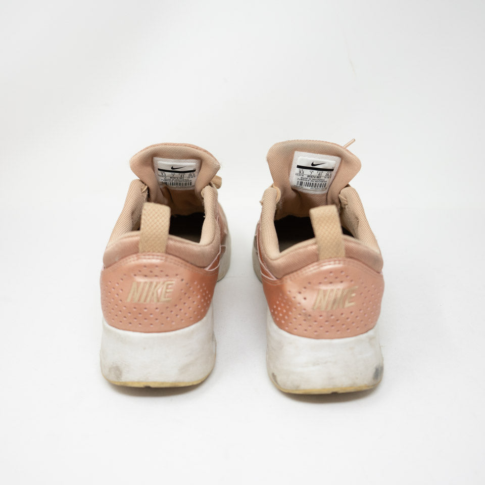 Nike Women's Air Max Thea Se Gold Metallic Red Bronze Leather Sneakers Shoes