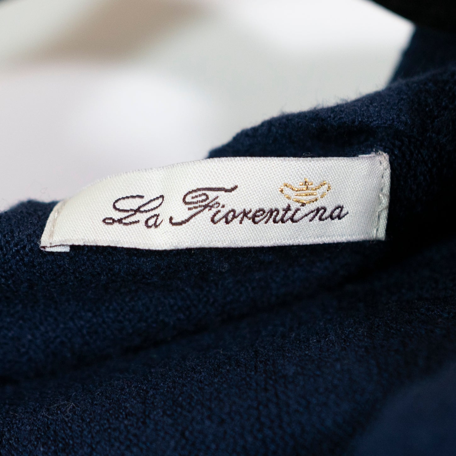 La Fiorentina Genuine Fox Fur Trim Knit Stretch Bird Embroidered Poncho Sweater