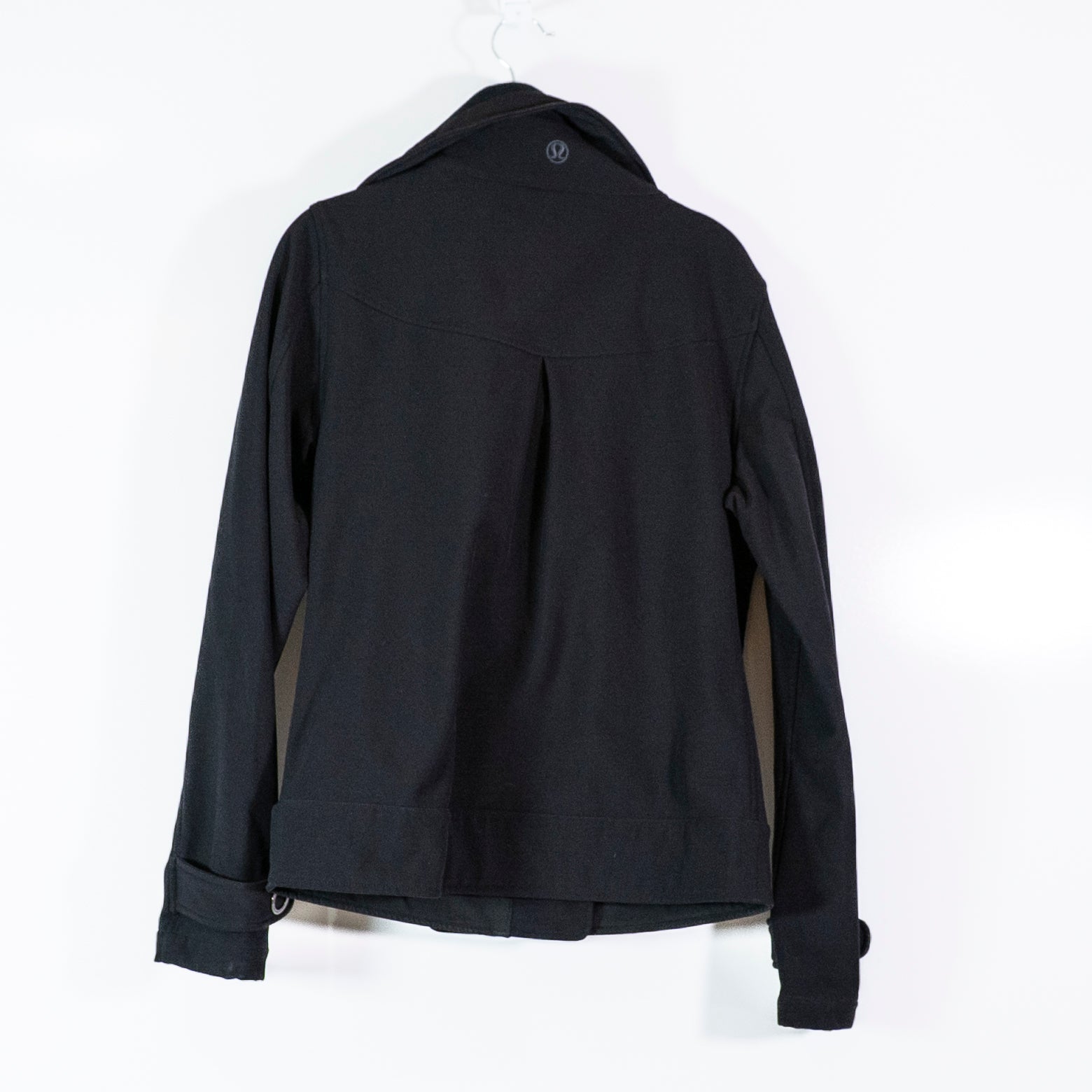 Lululemon Women's Audrey Full Zip Spread Collar Water Resistant Jacket Black 6
