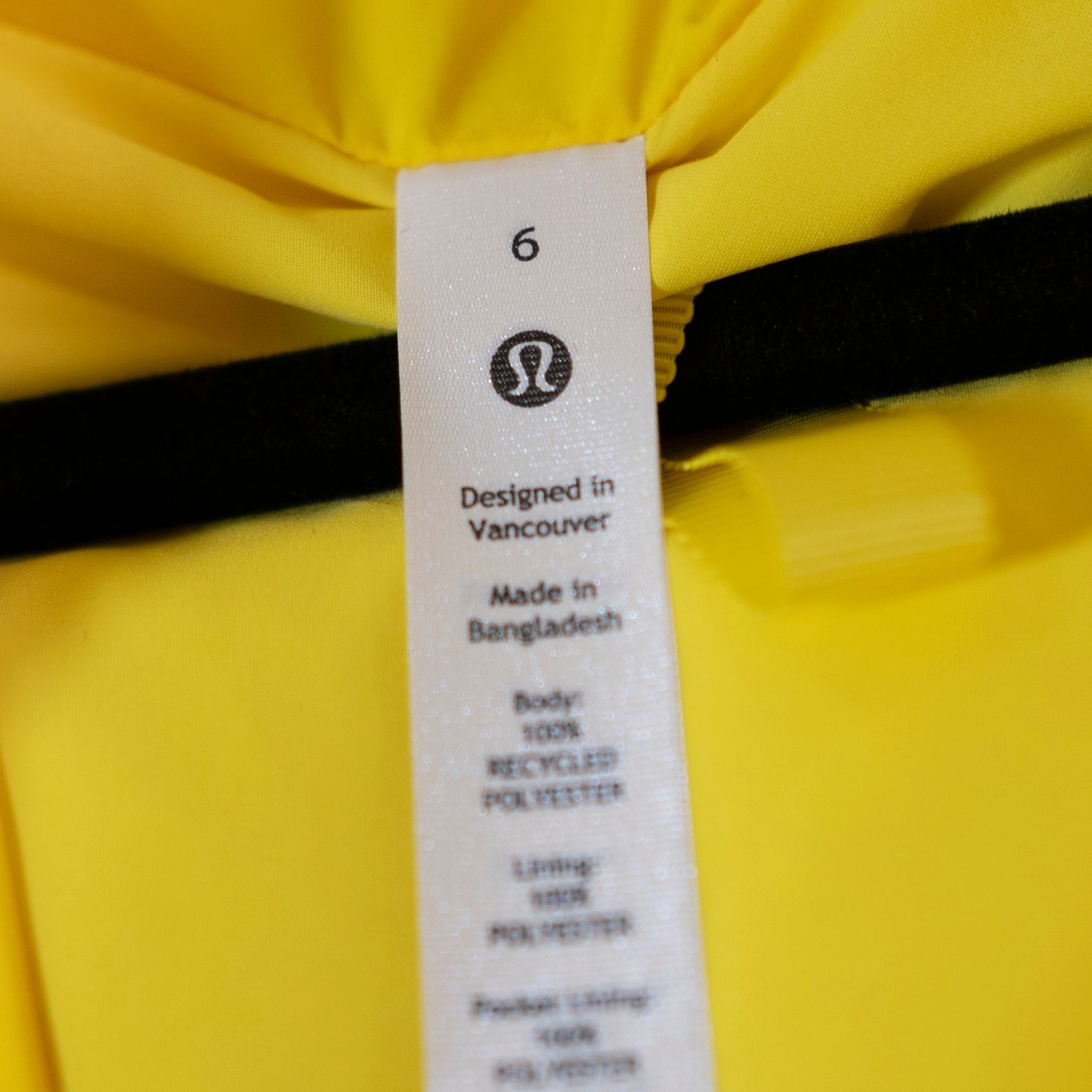 Lululemon Wunder Puff Cropped Goose Down Feather Quilt Vest Jacket Sonic Yellow