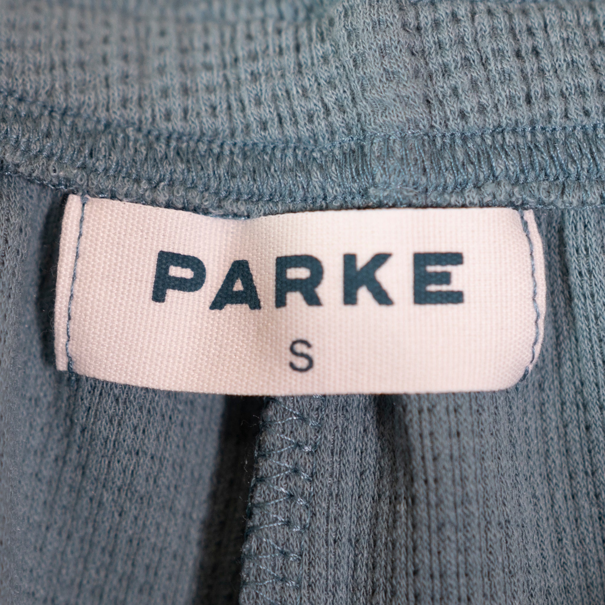 NEW Parke Waffle Boxer Sweats Pants Straight Leg Relax Lounge Glacier Blue Small