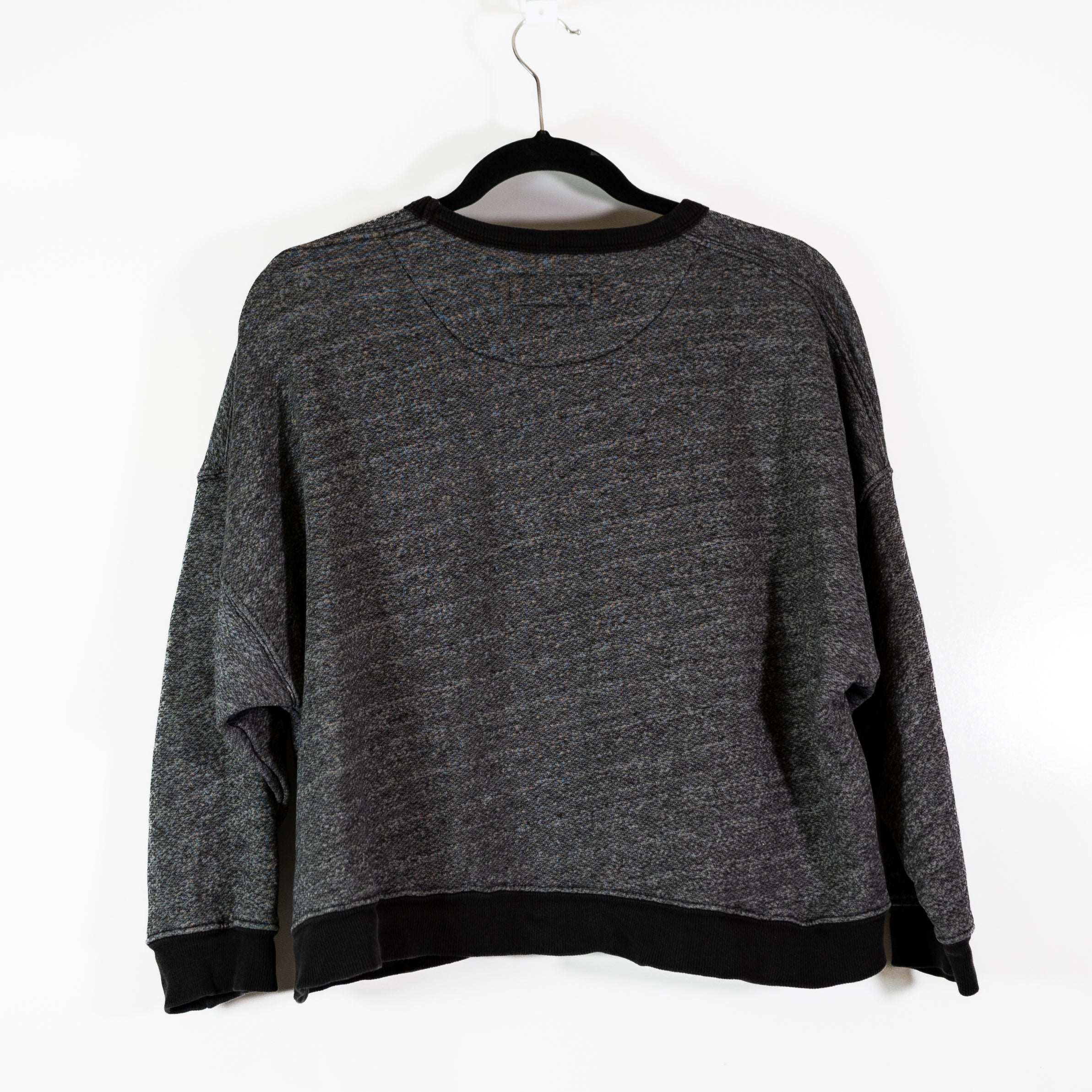 The Great Women's Cotton Blend Crew Neck Pullover Boxy Fit Sweatshirt Sweater