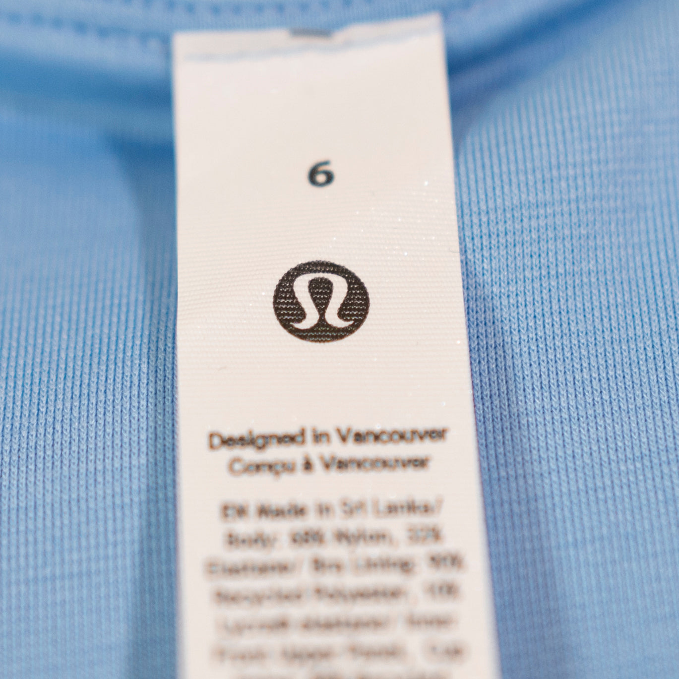 NEW Lululemon Women's Swift Speed Cropped Athletic Tank Top Sinatra Blue 6