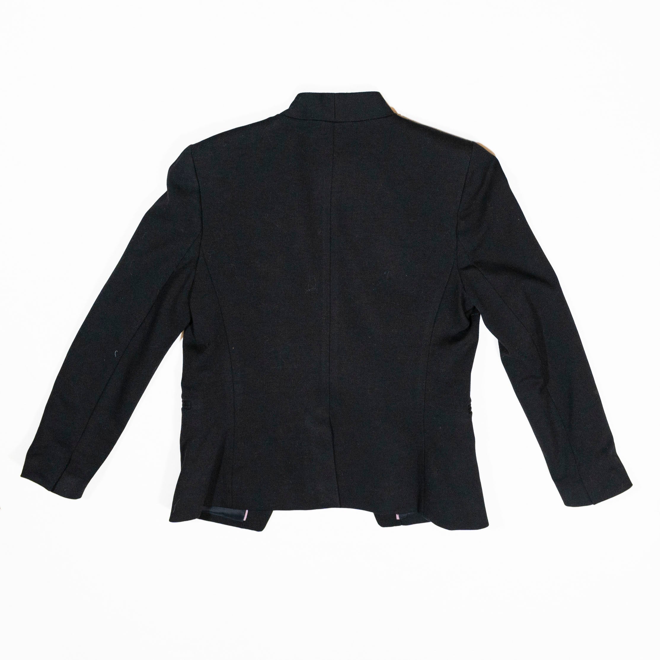 J. Crew Women's Stretch Twill Going Out Open Front Blazer Jacket Navy Black 4