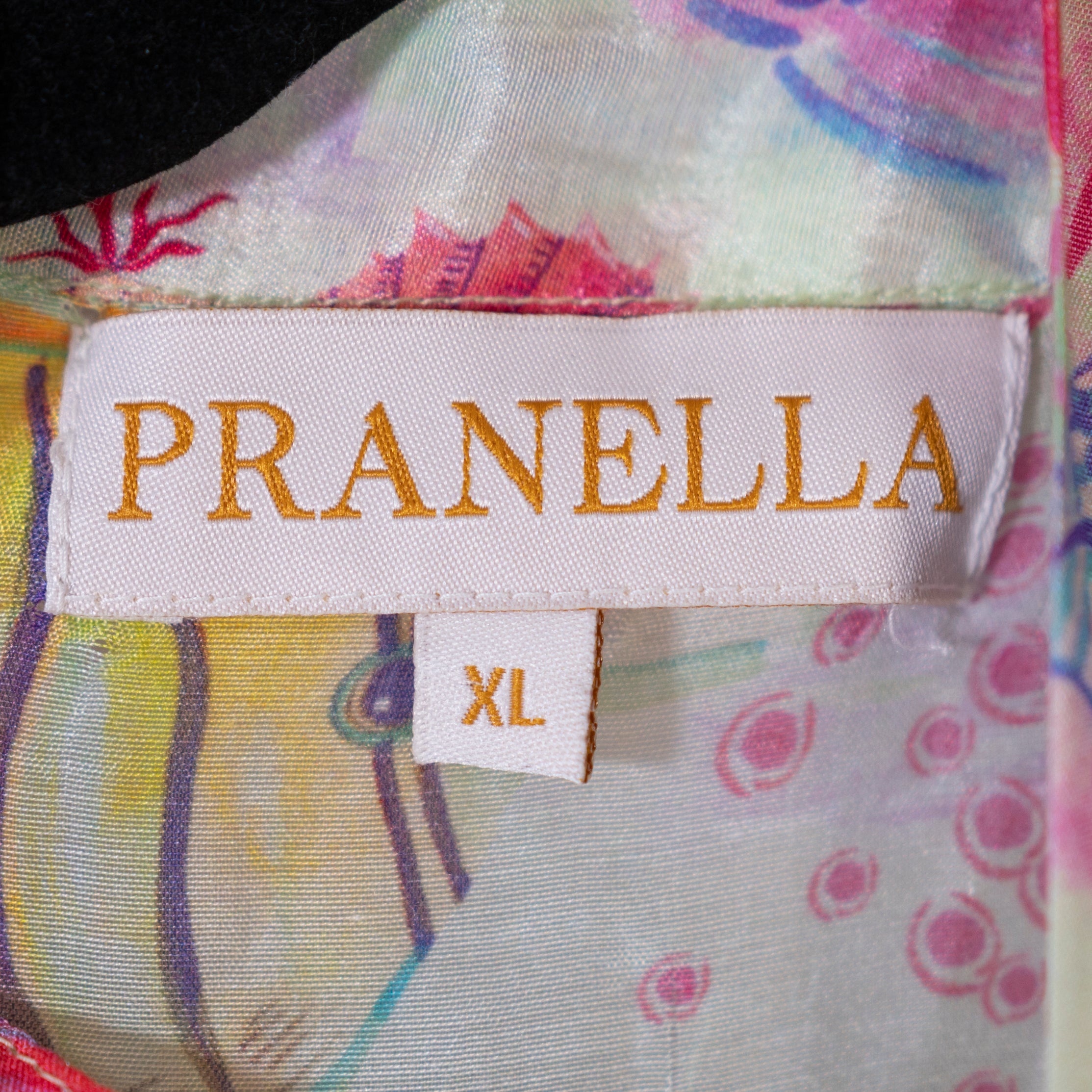 Pranella Echo Island Reef Ultra Lightweight Tropical Print Pattern Tiered Dress