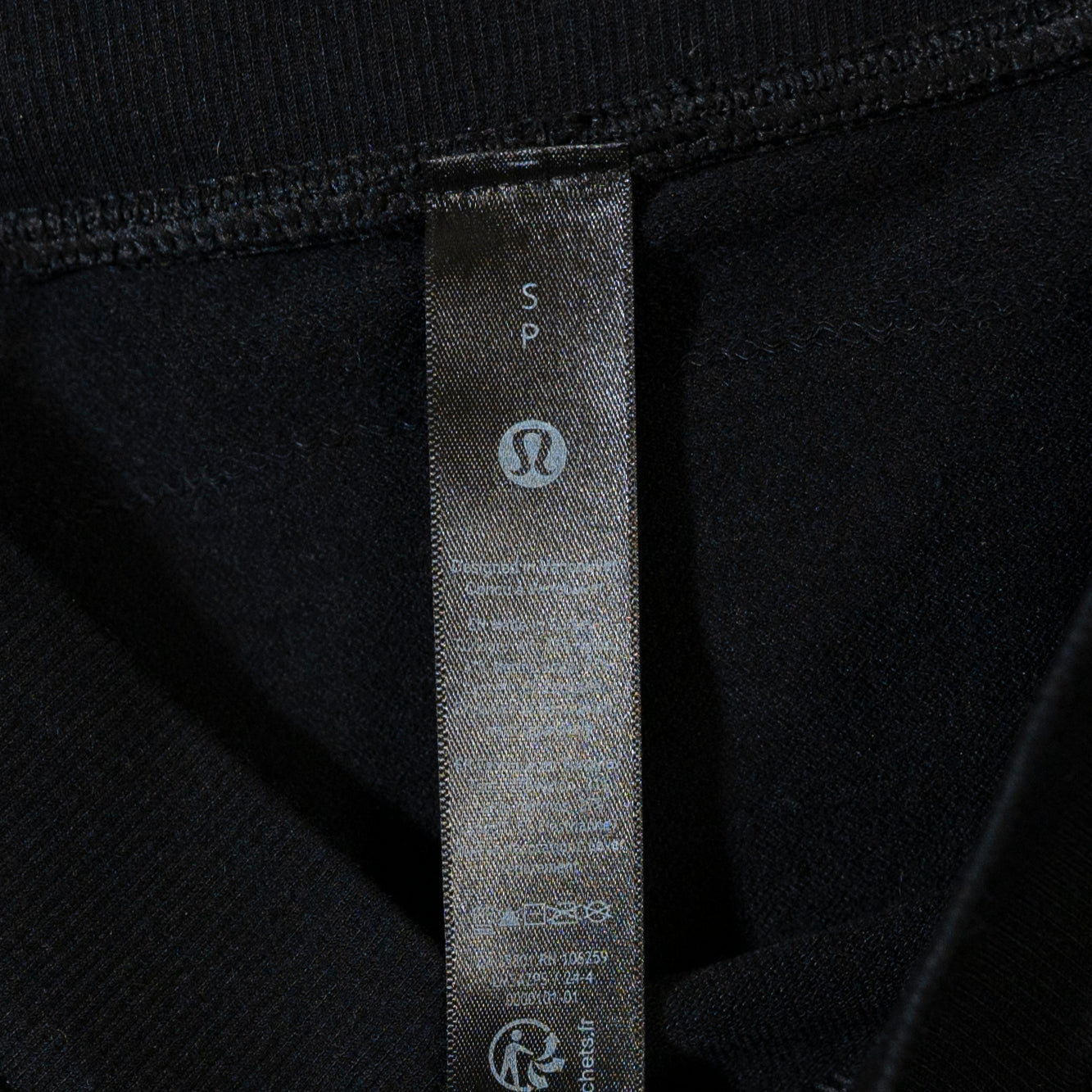NEW Lululemon Women's Merino Wool Blend Seamless Base Layer Tight 27" L Black S
