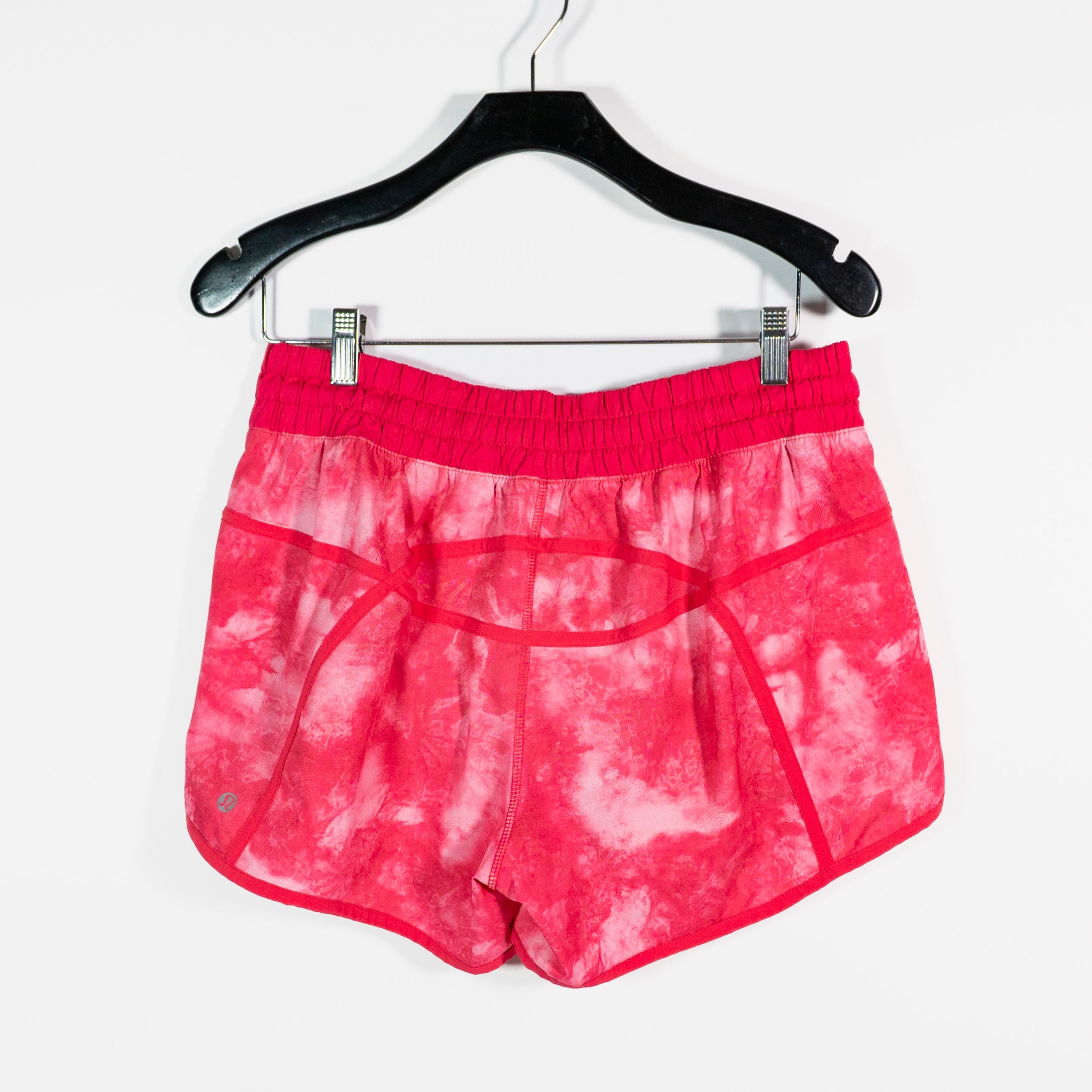 Lululemon Women's Tracker Athletic Short IV Tidal Trip Boom Juice Neon Pink 12