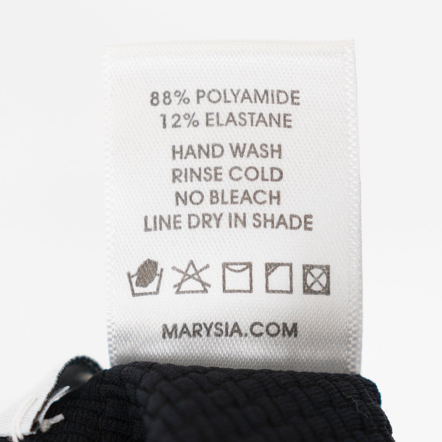 Marysia Women's Spring Scalloped Bikini Bathing Suit Top Black Large