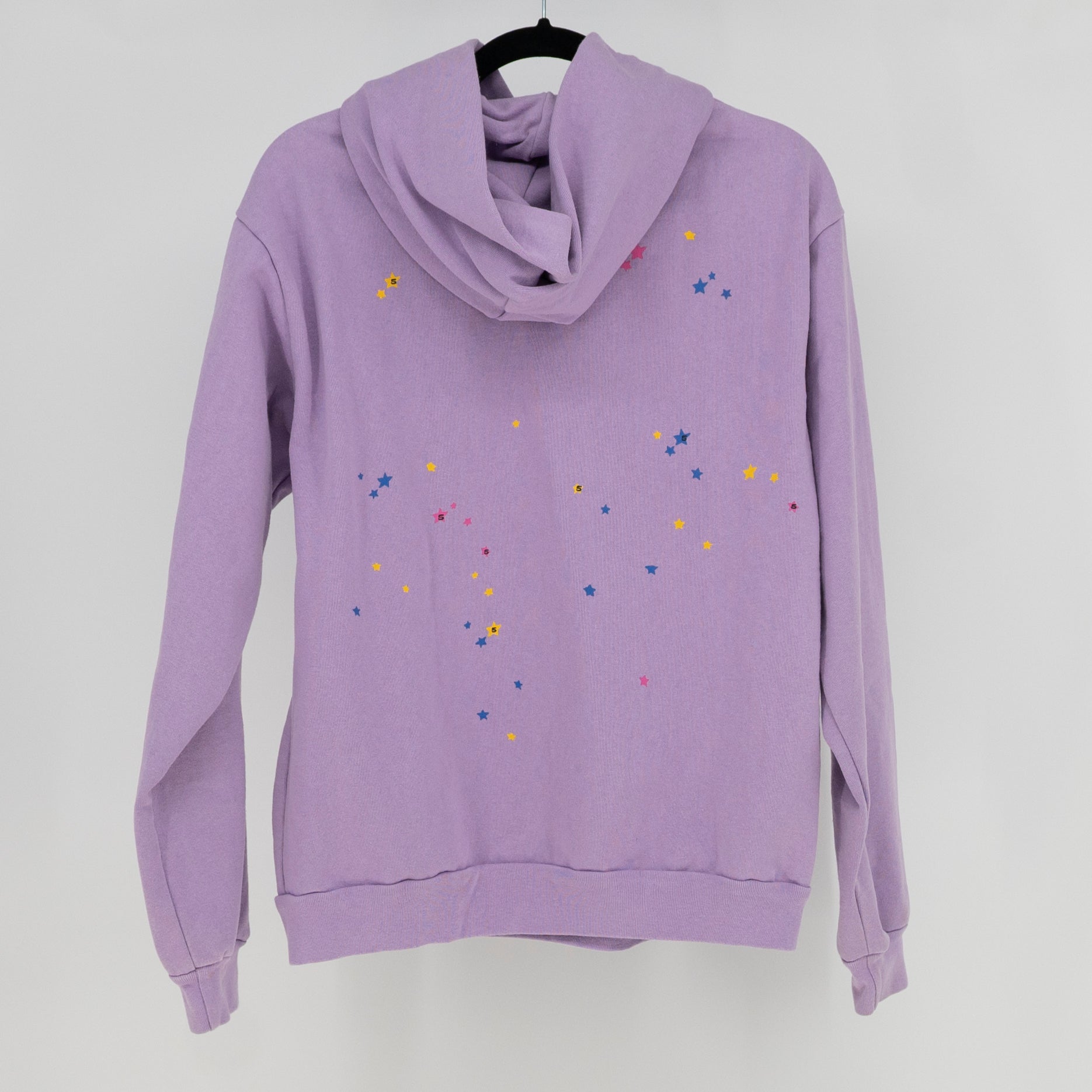 Sp5der Hares The Slime Hoodie Lavender Purple Heavyweight Spider Web Hoodie S