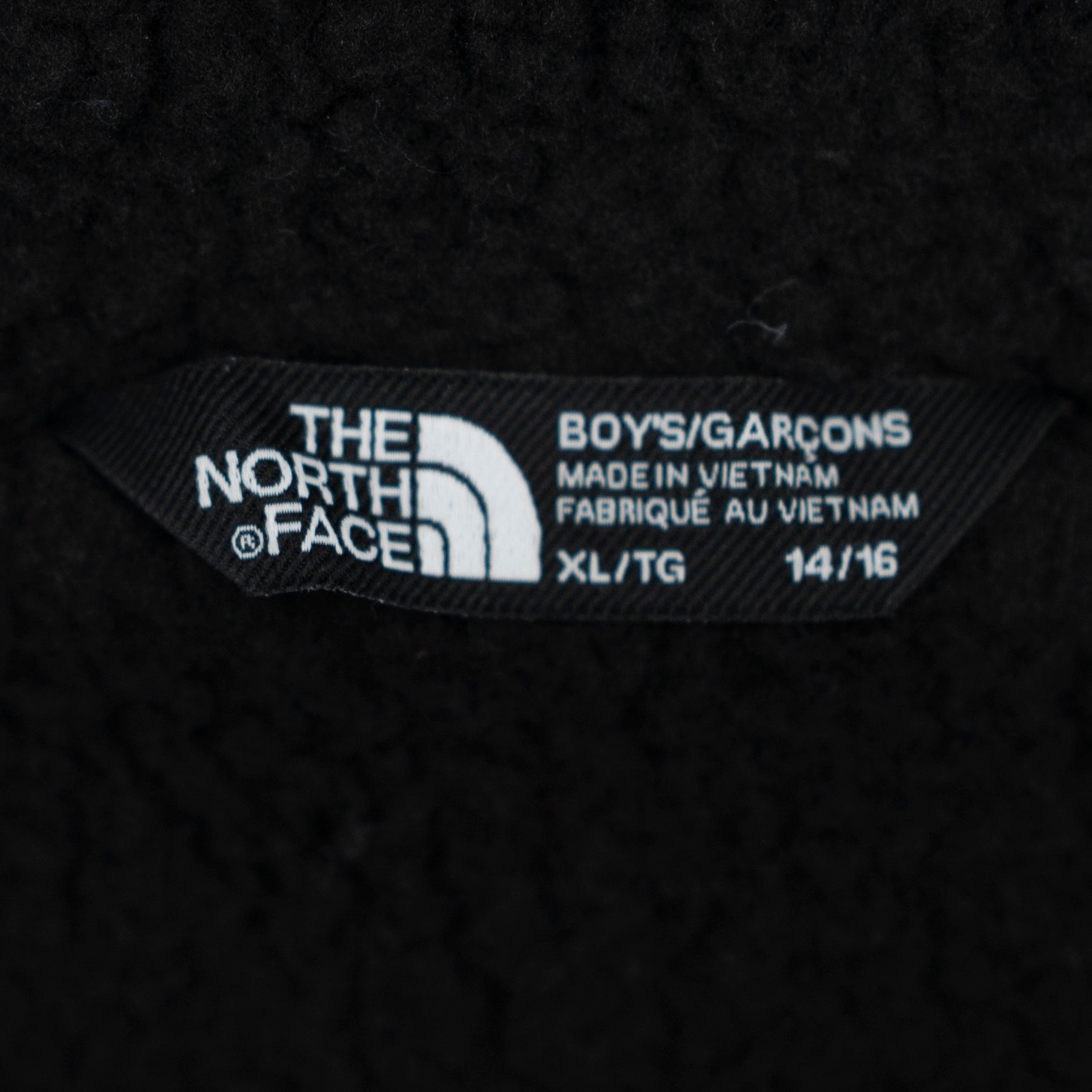 The North Face Boy's Fuzzy Lined Full Zip Water Resistant Jacket Coat XL