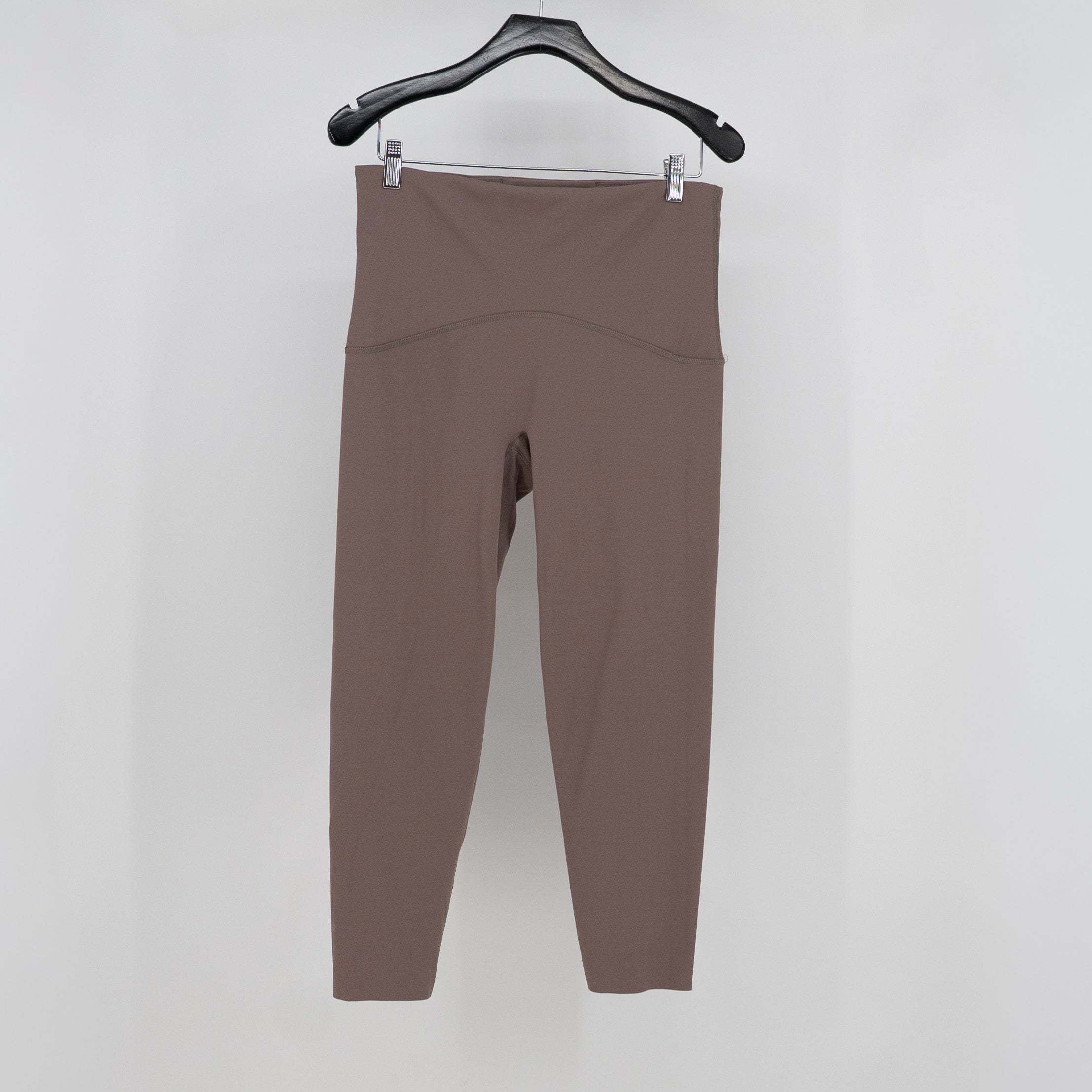 Spanx Women's Booty Boost 7/8 High Waisted Crop Athletic Leggings Taupe XL