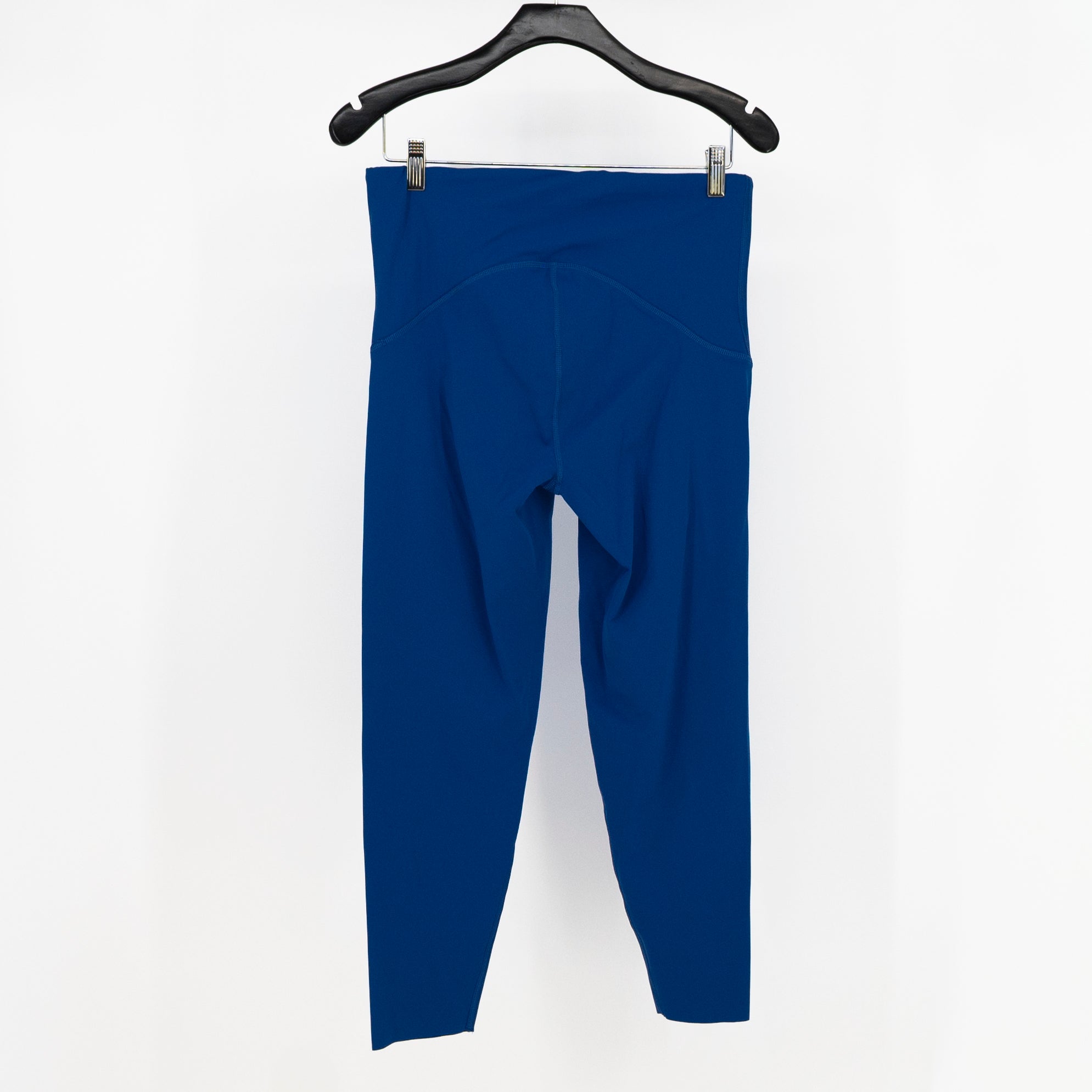 Spanx Women's Booty Boost 7/8 High Waisted Crop Athletic Leggings Blue XL