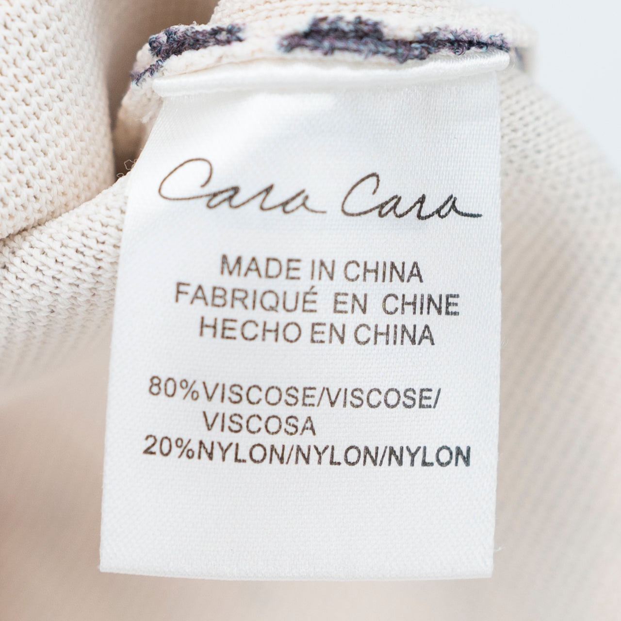 Cara Cara Amber Mid Weight Knit Button Front Cardigan Sweater Heron Evening L