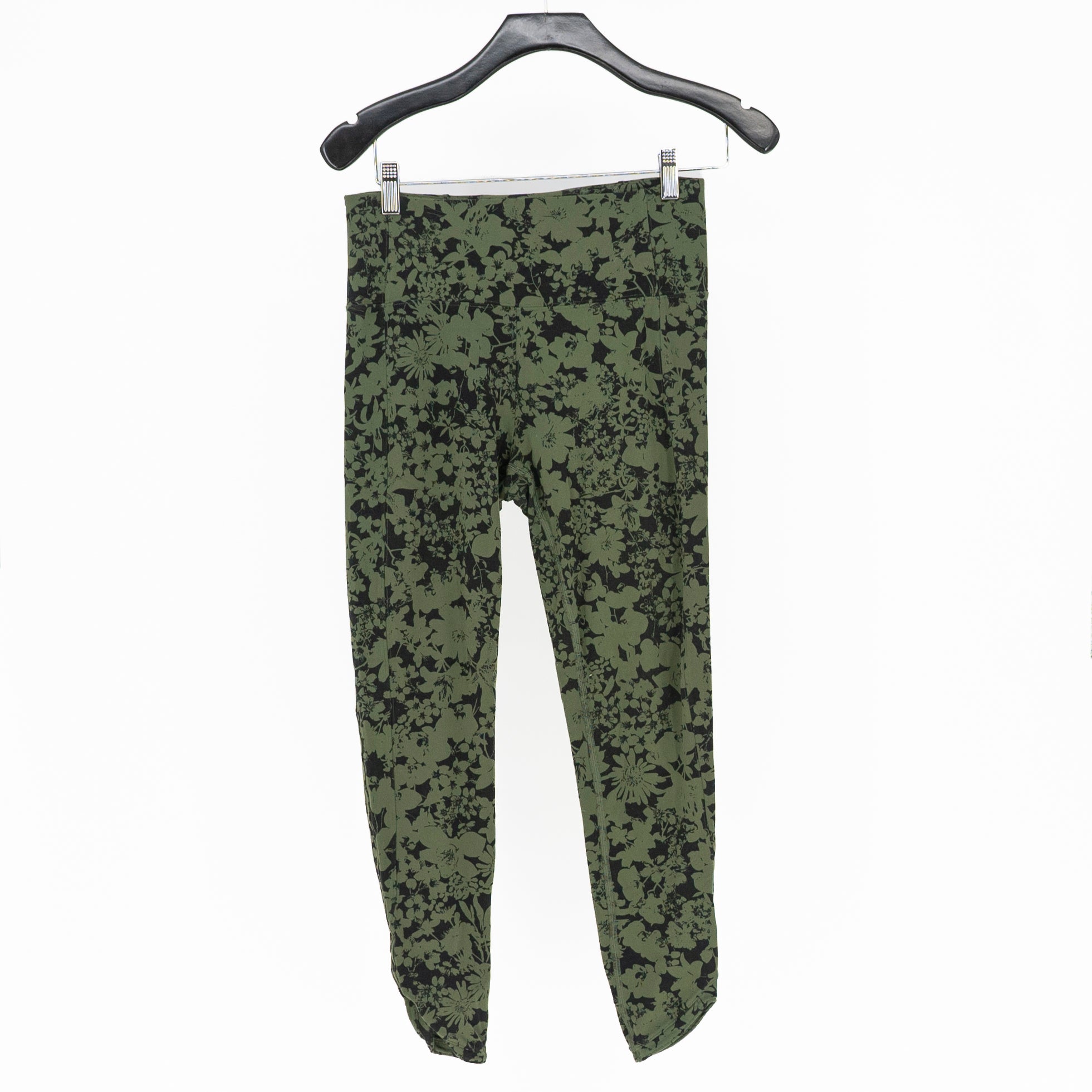 Lululemon All You Do Tight 25" Efflorescent Barracks Green Black Leggings 8