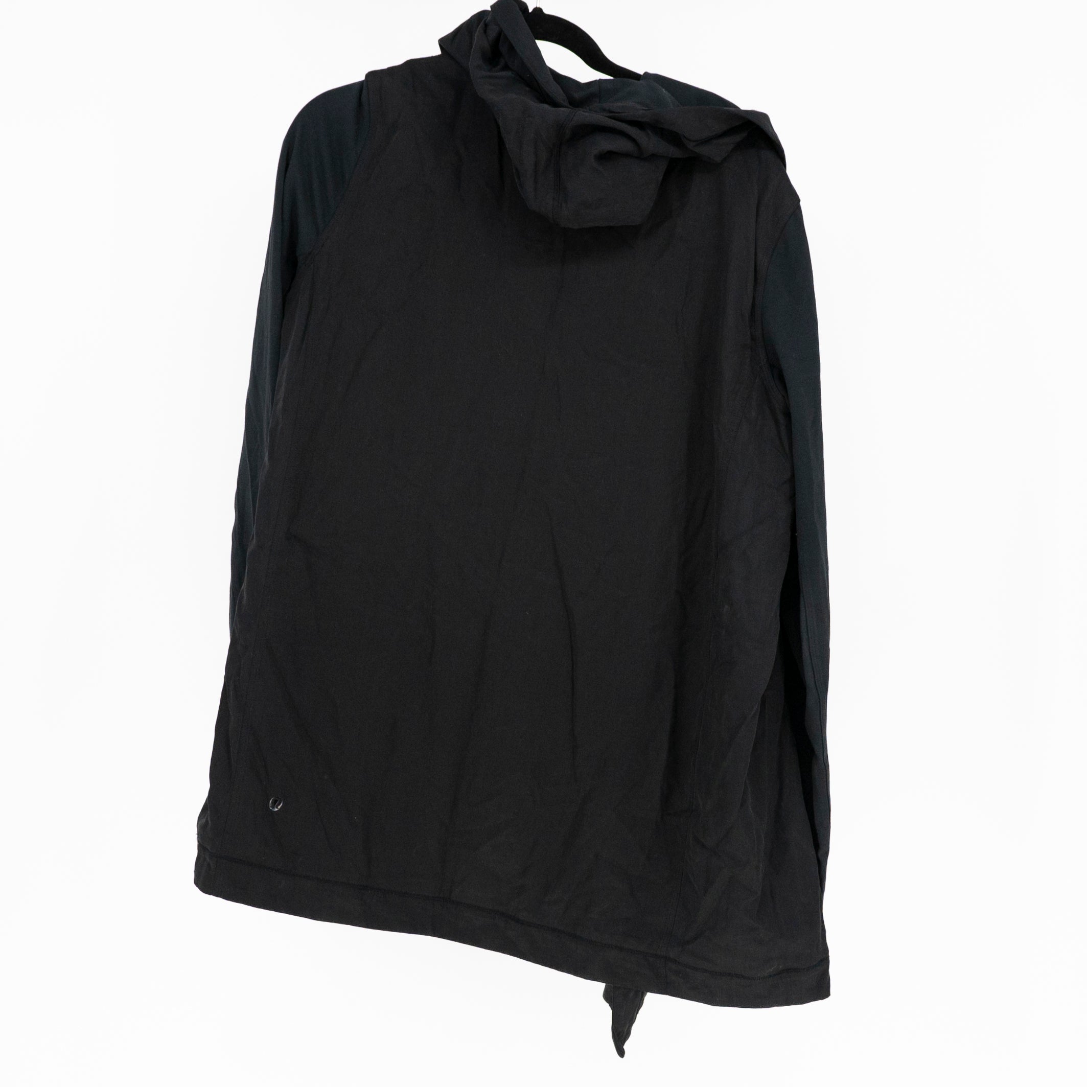 Lululemon Women's Blissed Out Ultra Soft Wrapped Cardigan Jacket Sweater Black