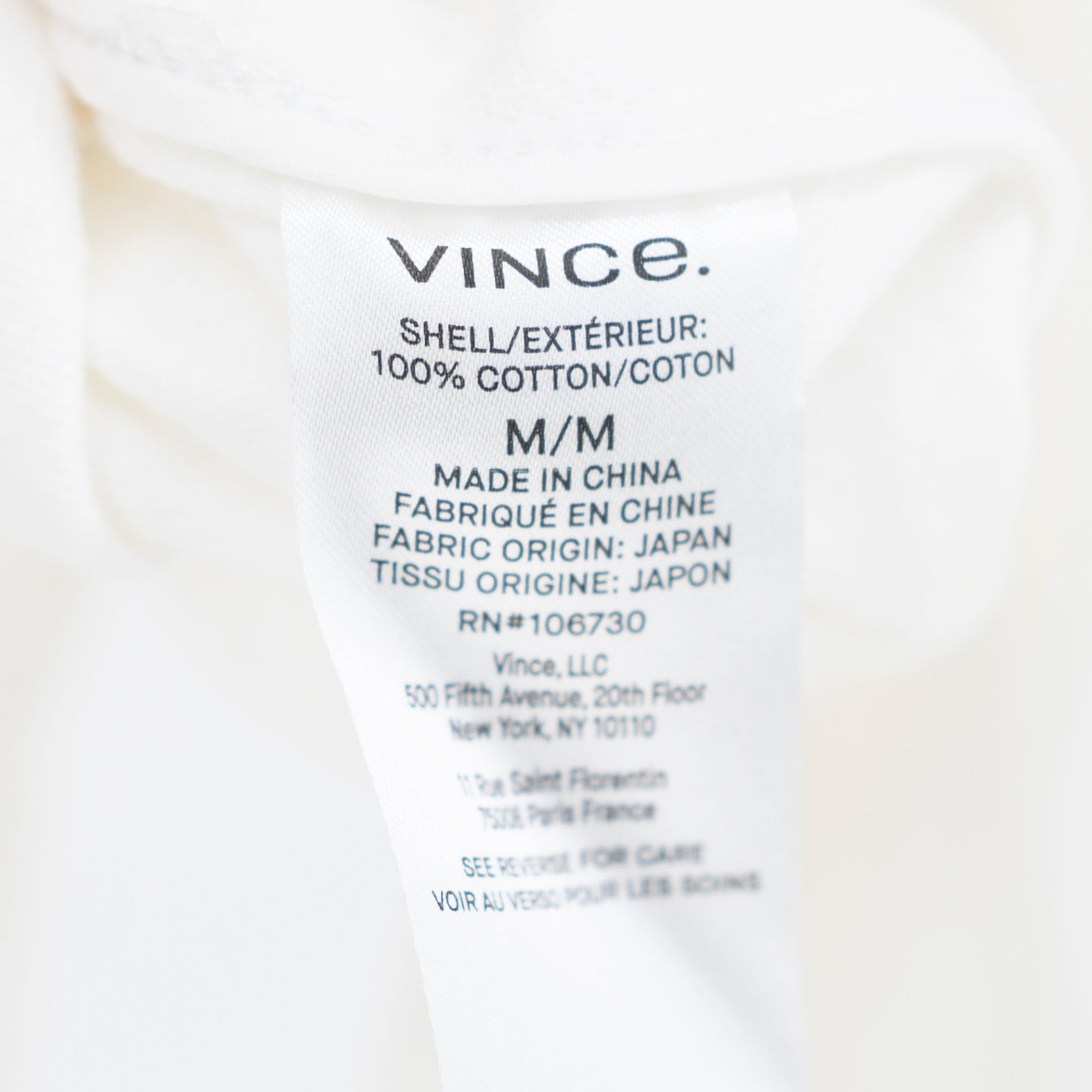 Vince Women's Cotton Cropped Casual Belted Blazer Jacket White Medium