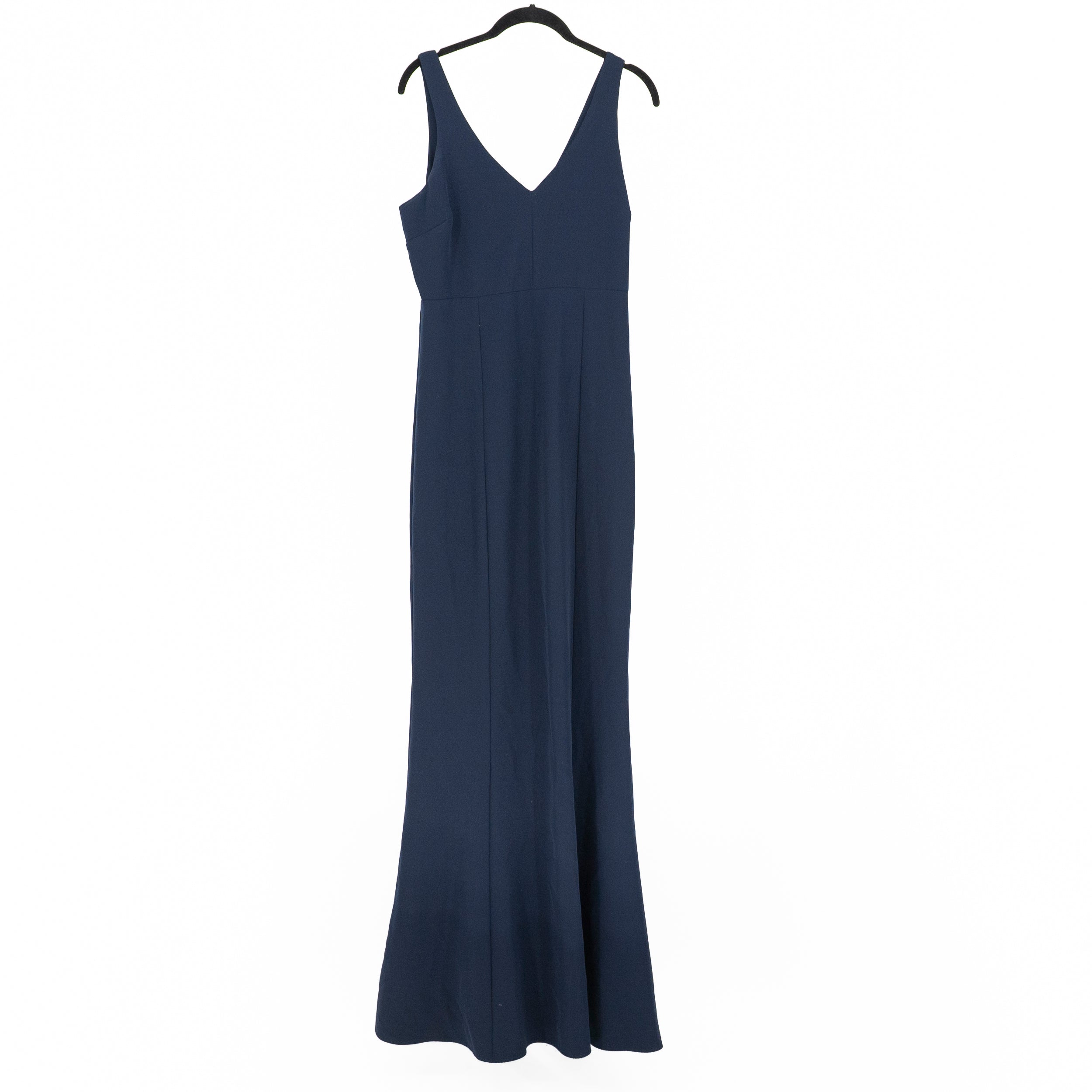 Show Me Your Mumu Morgan V Neck Sleeveless Tank Long Maxi Dress Navy Blue M
