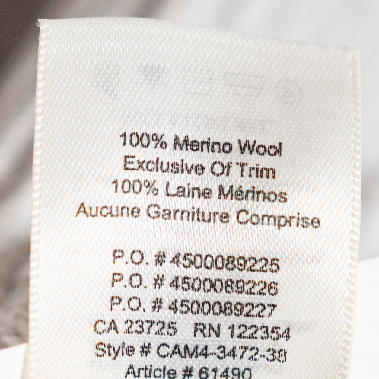 Wilfred Aritzia Olivie Wool Open Front Sleeveless Cardigan Sweater Gray XXS