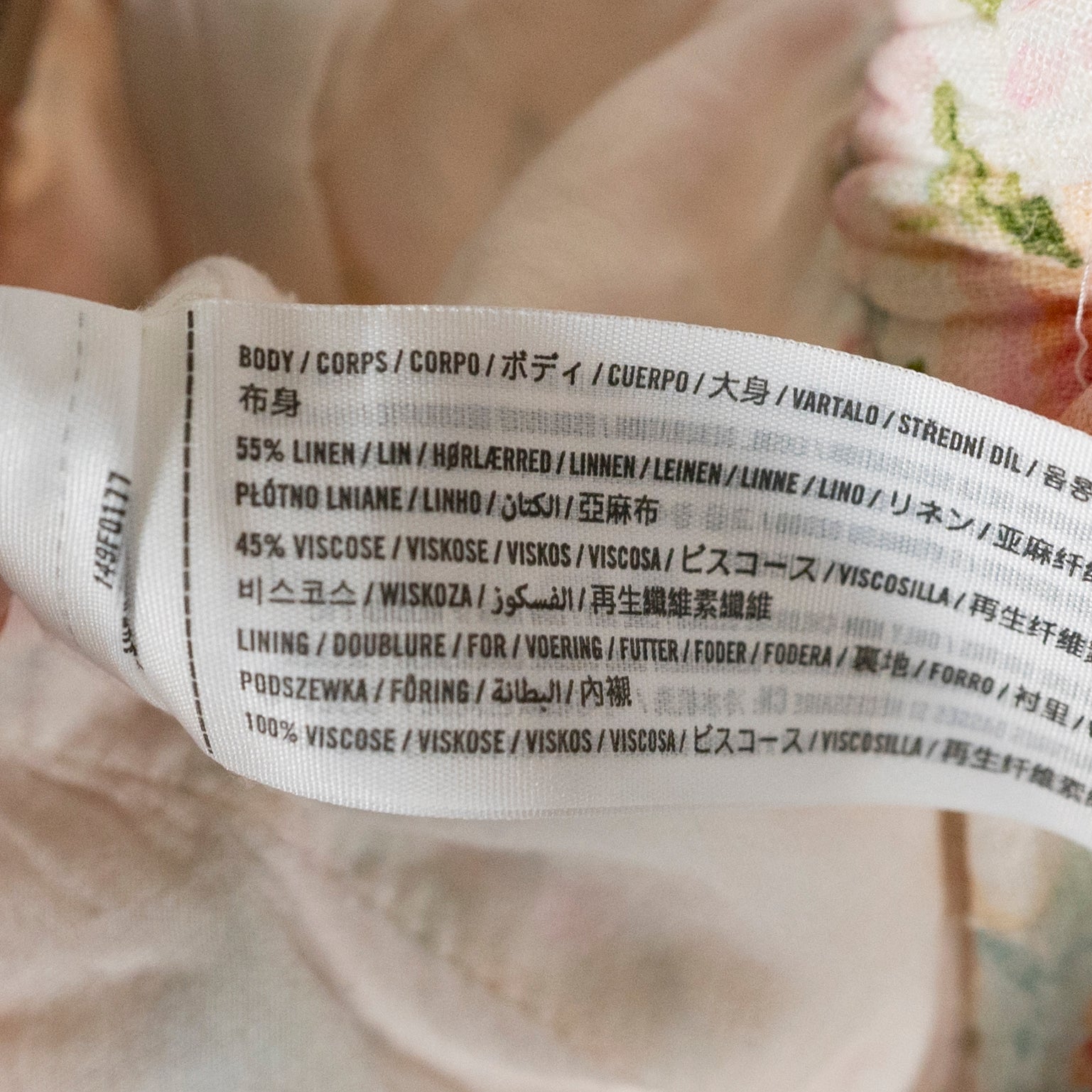 Abercrombie & Fitch Linen Blend Pastel Floral Flower Print Pattern Mini Shorts