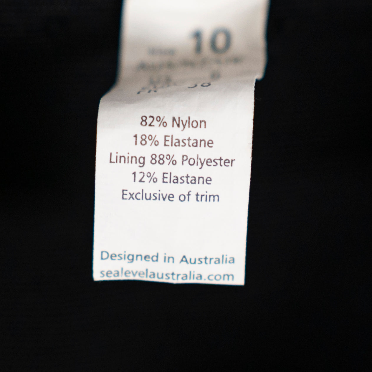 Sea Level Spliced Black White One Piece Bathing Swim Suit 6