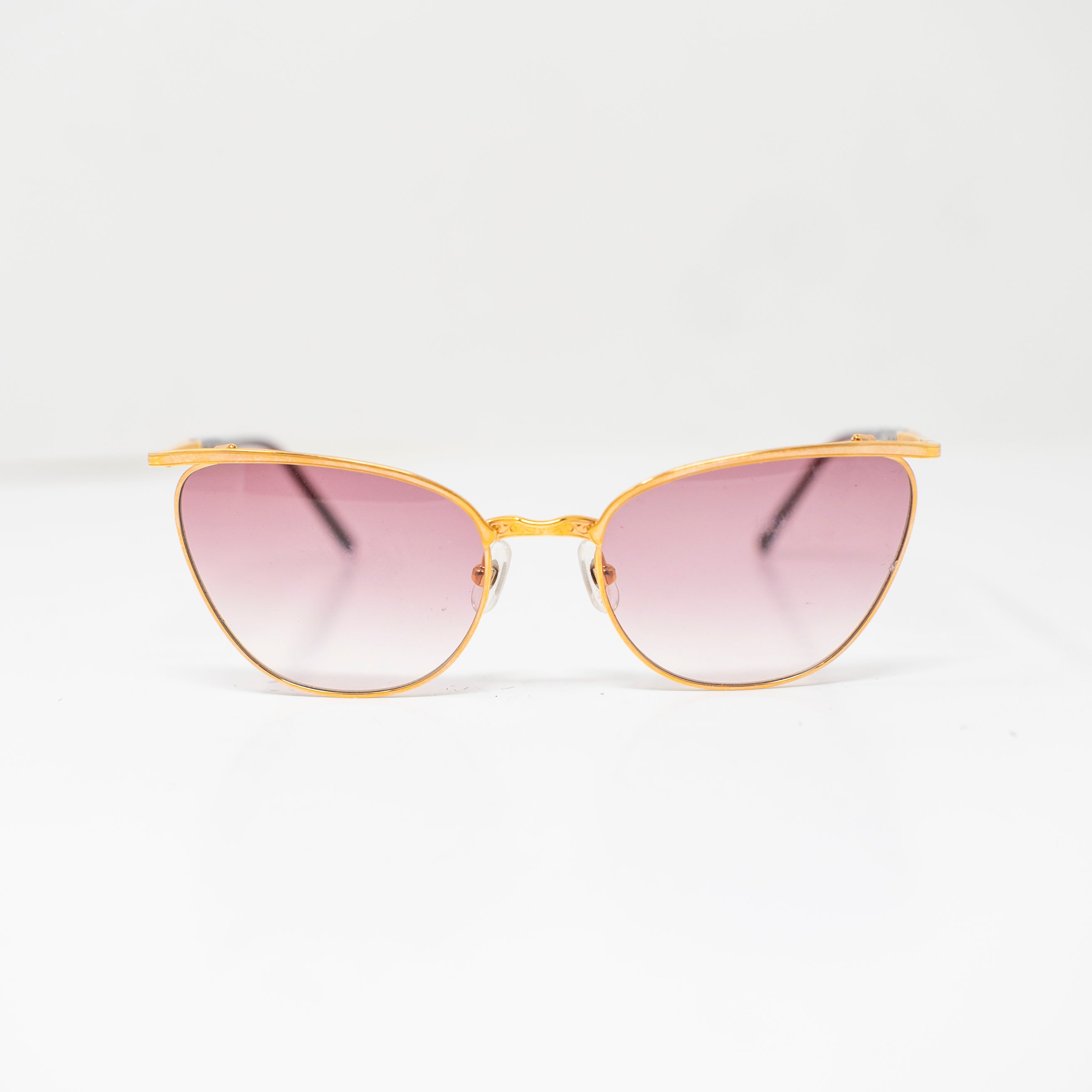Matsuda Eyewear M3102 Cat Eye RG-BOR Rose Gold-Bordeaux Sunglasses