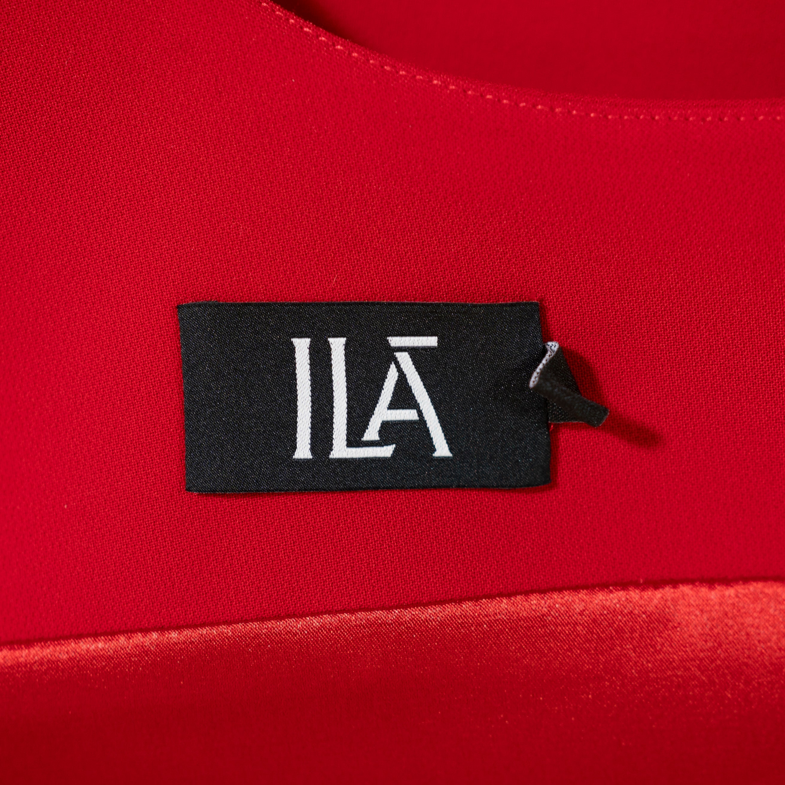 Ila Kara Swirl One Shoulder Cut Out Mini Bodycon Party Cocktail Dress Red 38