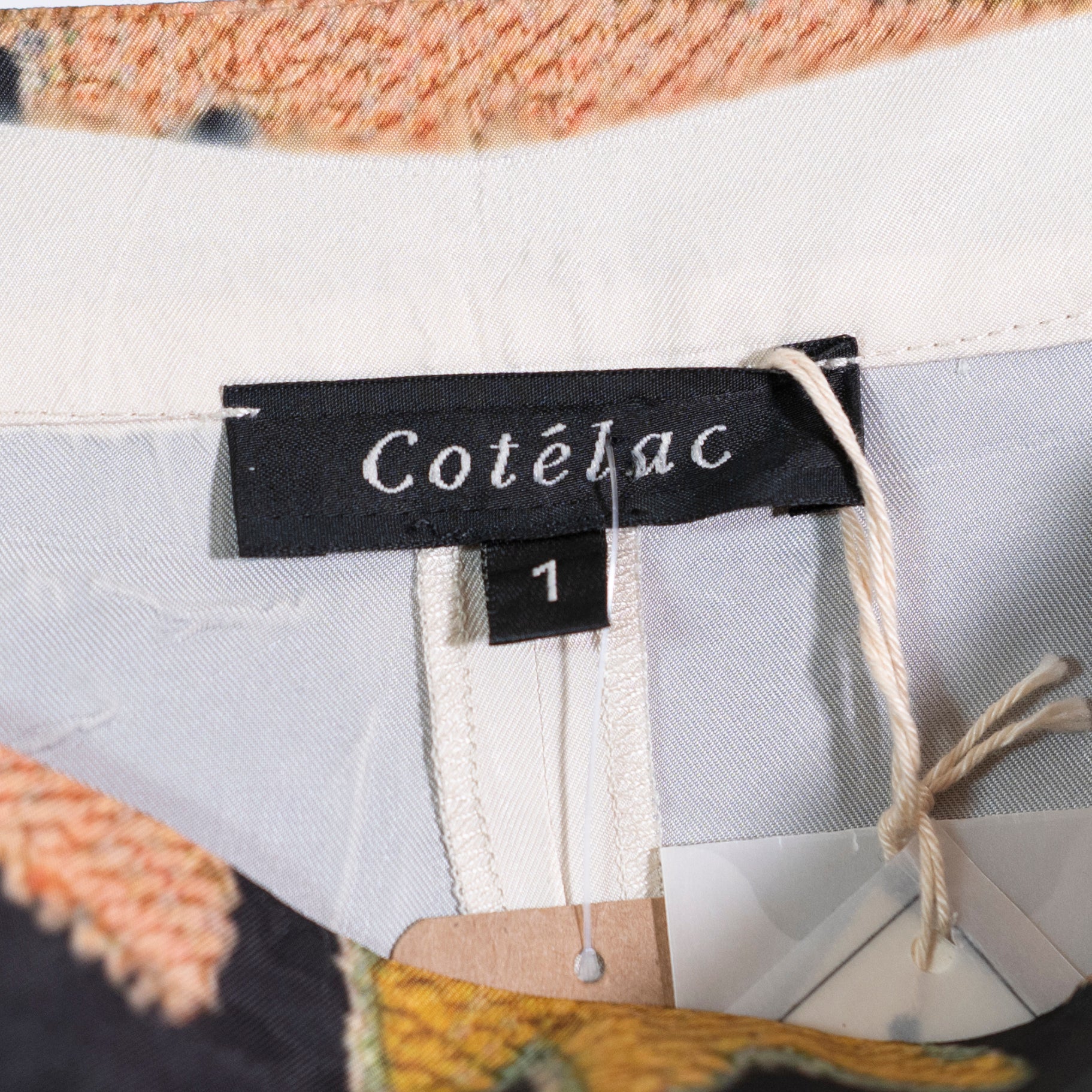 NEW Cotelac Jupe Woven Pleated A Line Mini Rose Multicolor Printed Skirt