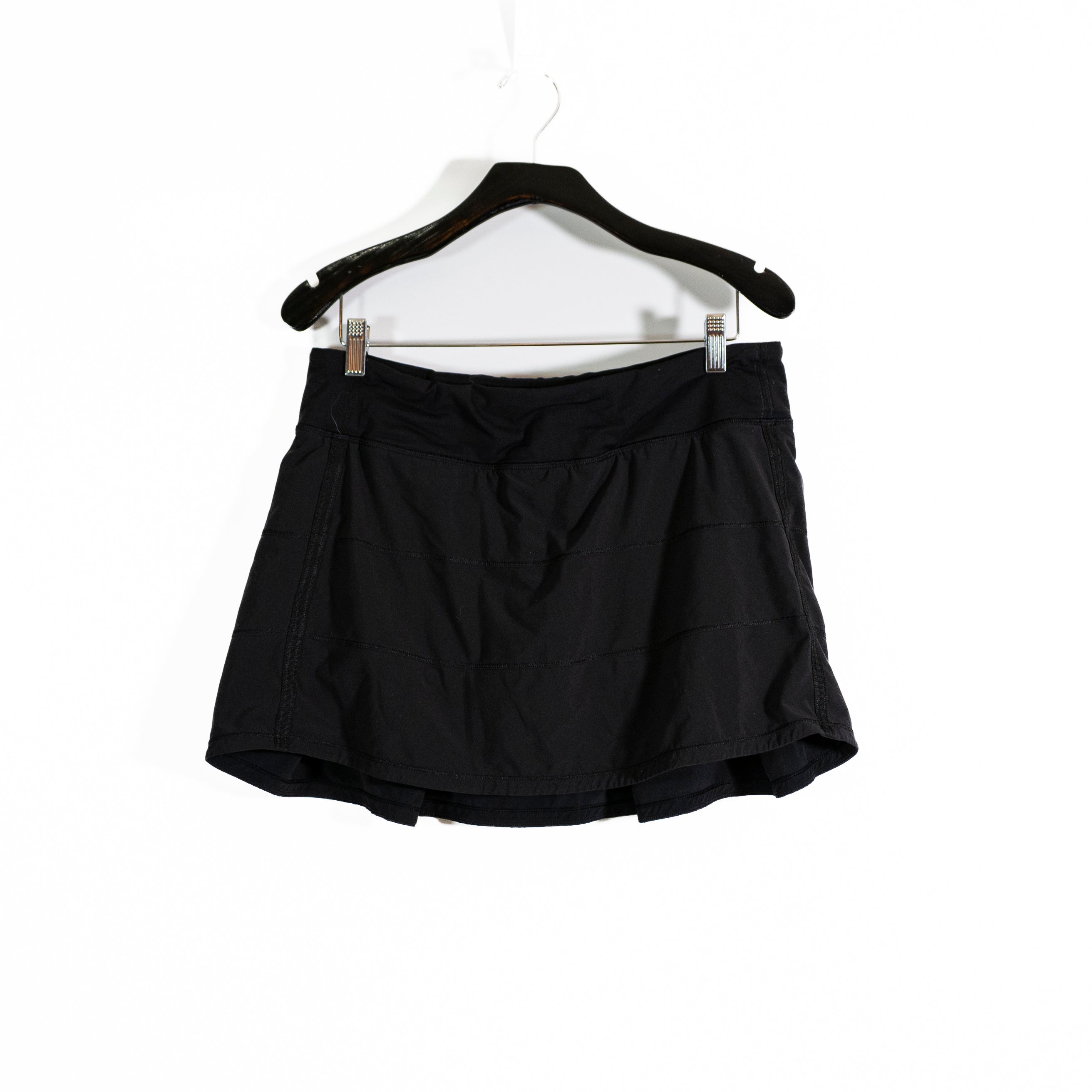 Lululemon Women's Pace Rival Athletic Work Out Tennis Golf Mini Skirt Black 10