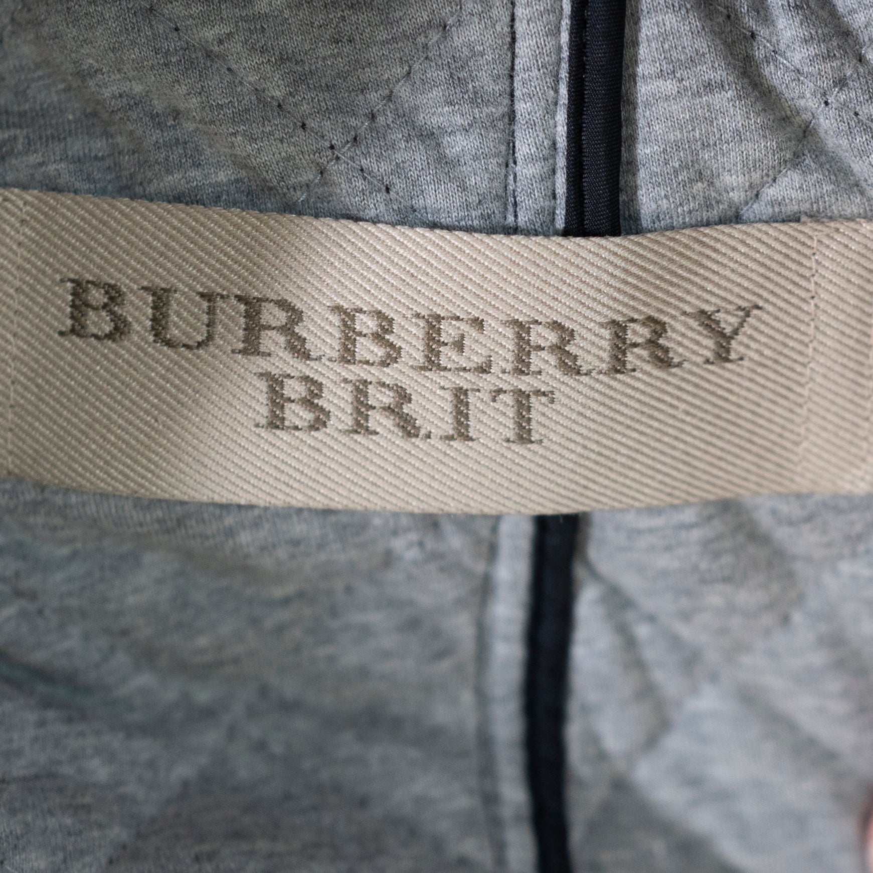 Burberry Brit Nylon Quilted Puffer Cotton Lined Button Front Collared Jacket 4